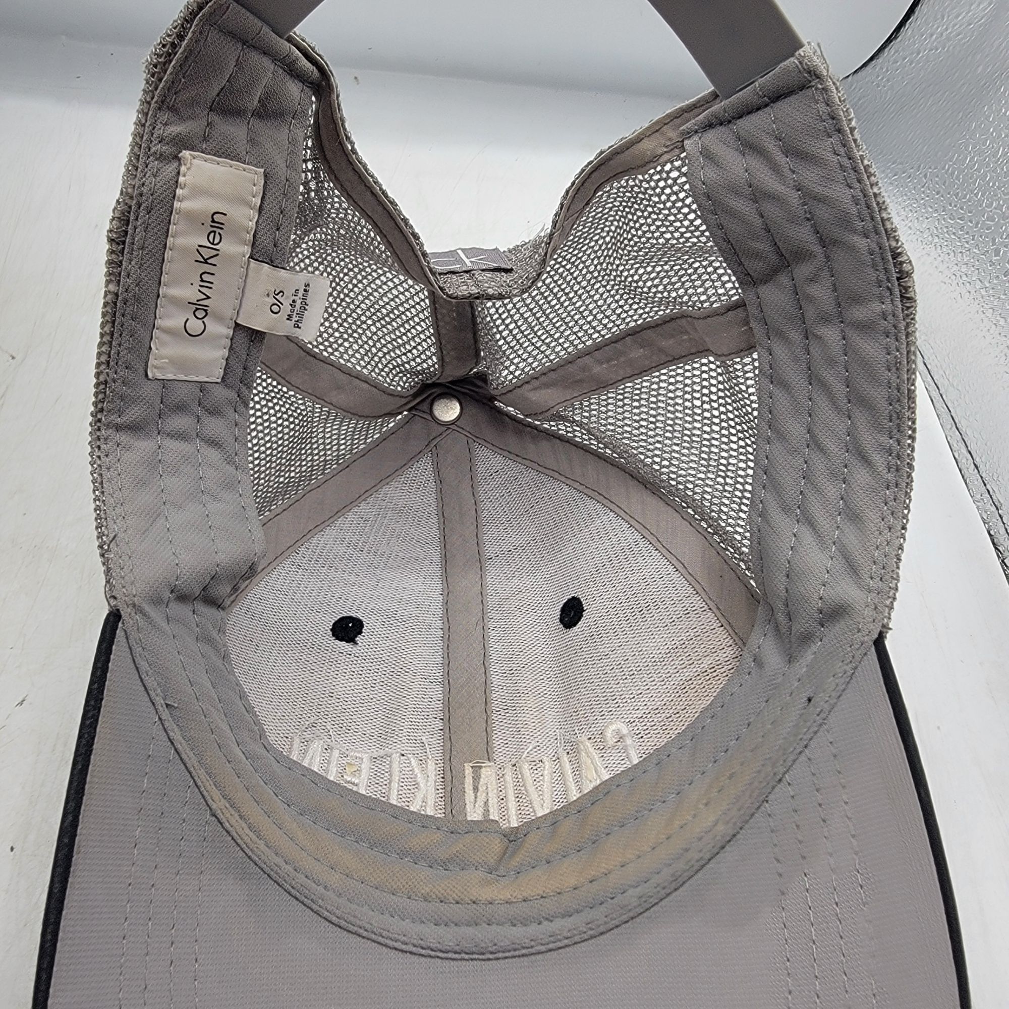 Calvin Klein Calvin Klein Adults Black Gray Trucker Hat Adjustable Casual Size ONE SIZE - 6 Thumbnail