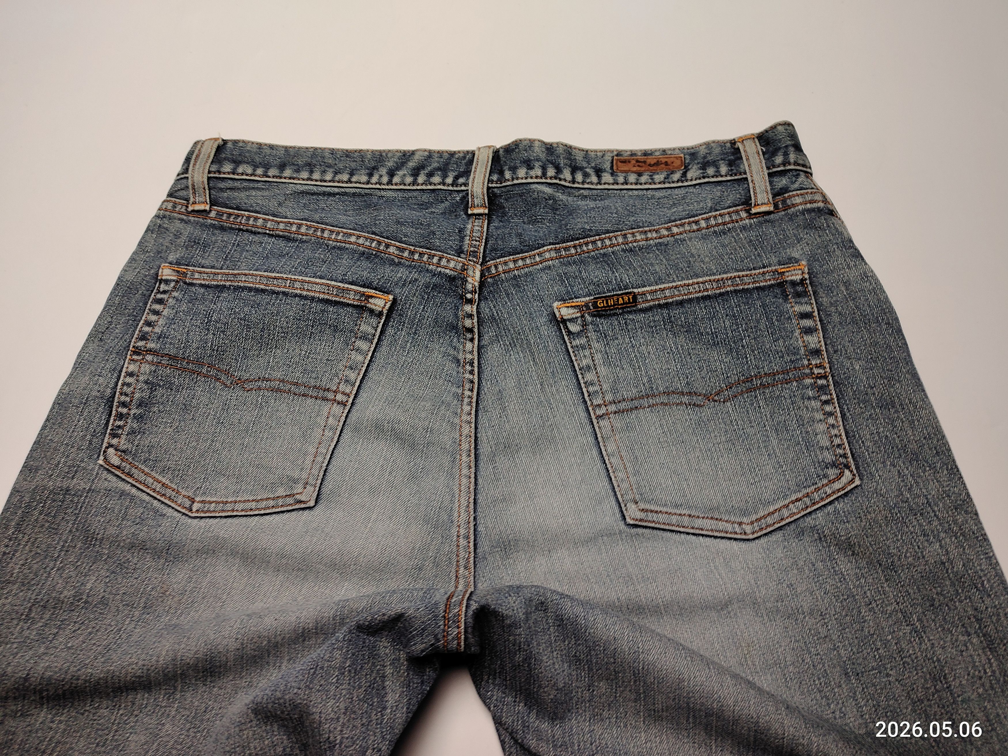 Vintage GL Heart distressed rusty mud denim pants Size US 32 / EU 48 - 13 Thumbnail