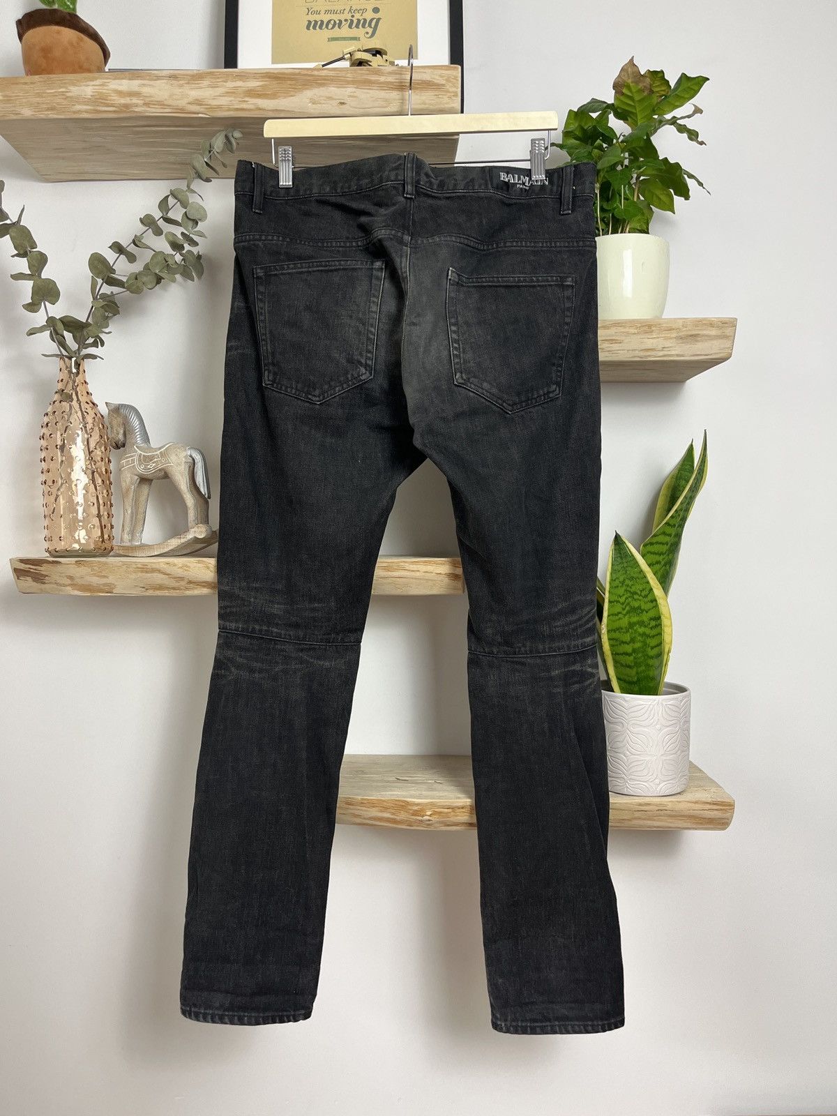 Balmain Balmain Decarnin era grey Wash Jeans Size US 31 - 2 Thumbnail