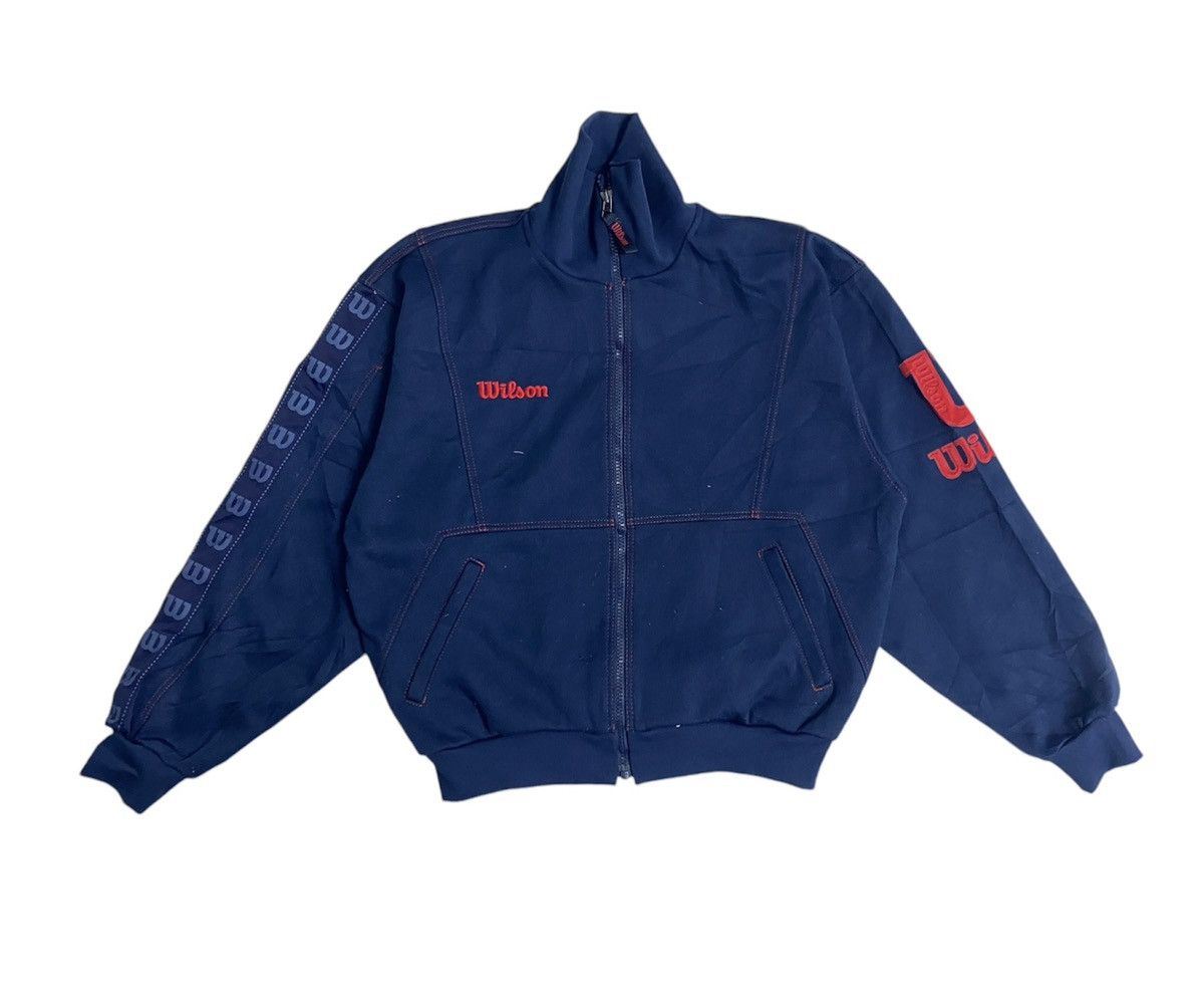 Japanese Brand × Vintage × Wilson Vintage Wilson Sidetape Tracktop Jacket Size US M / EU 48-50 / 2 - 1 Thumbnail