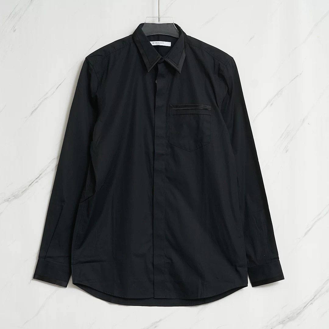Givenchy Authentic Givenchy Men's Satin Panel Shirt Size US M / EU 48-50 / 2 - 1 Thumbnail