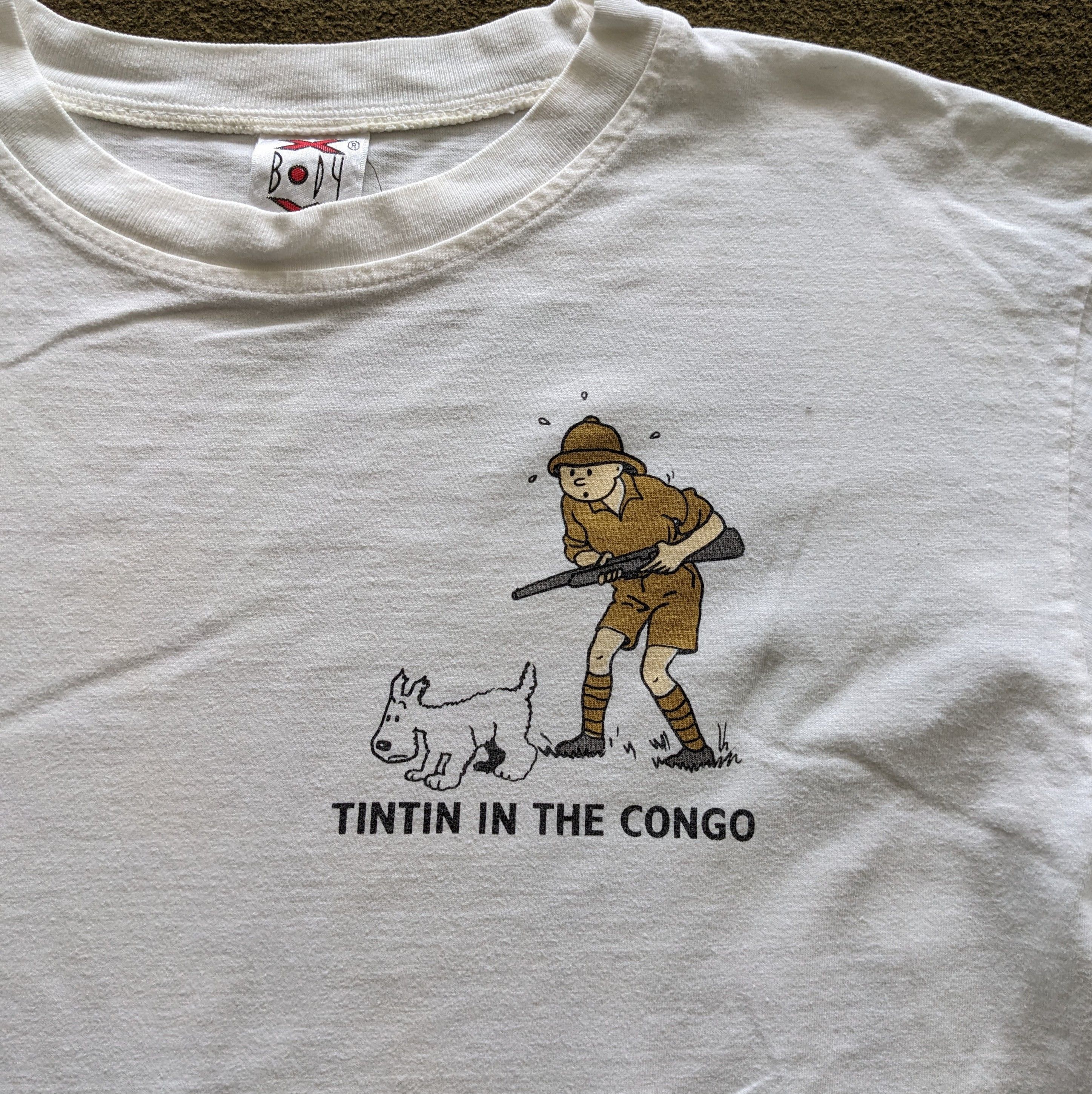 Cartoon Network Vintage The Adventure Of Tintin In The Congo T-shirt Size US L / EU 52-54 / 3 - 2 Thumbnail