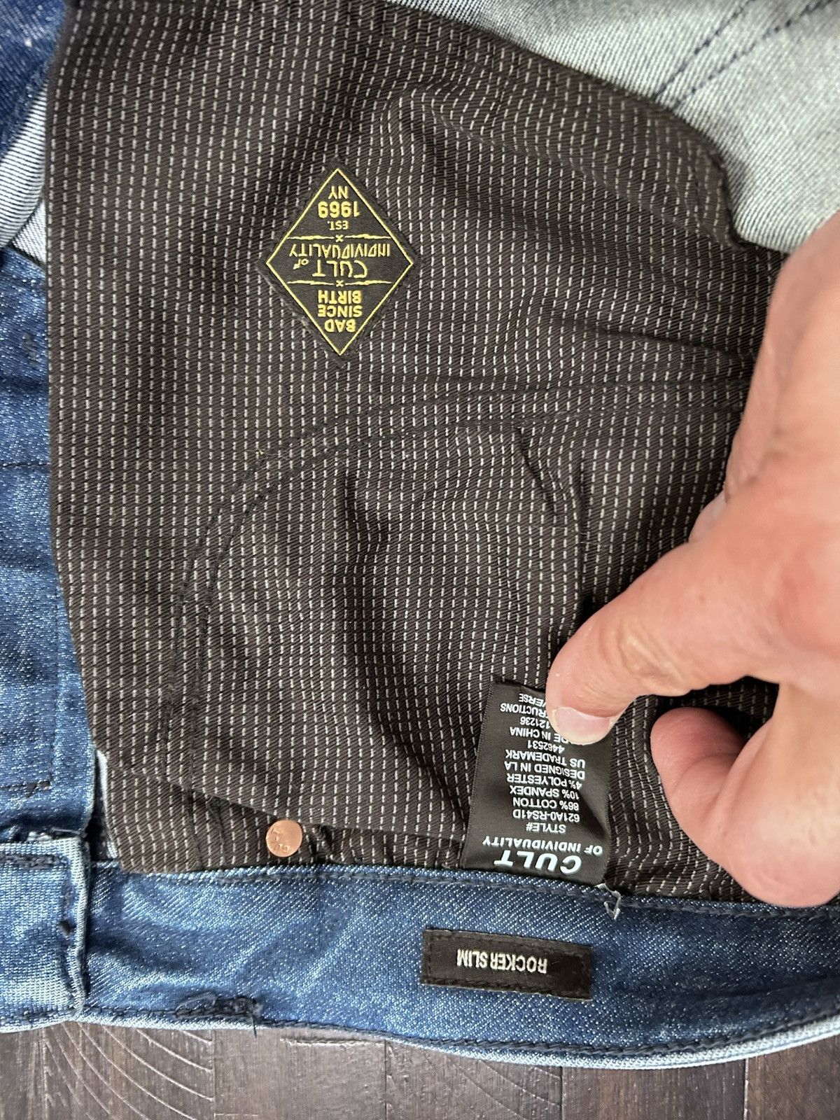 Cult Of Individuality Light blue Stretch Denim Size US 36 / EU 52 - 9 Thumbnail