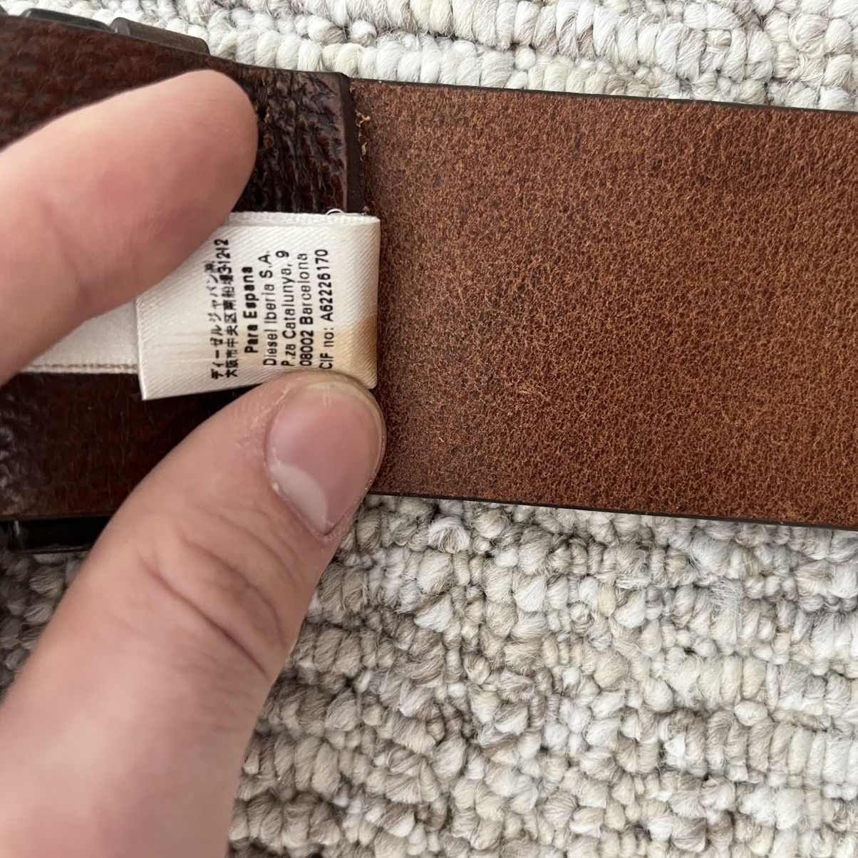 Diesel Diesel Vintage Belt Size 36 - 7 Thumbnail