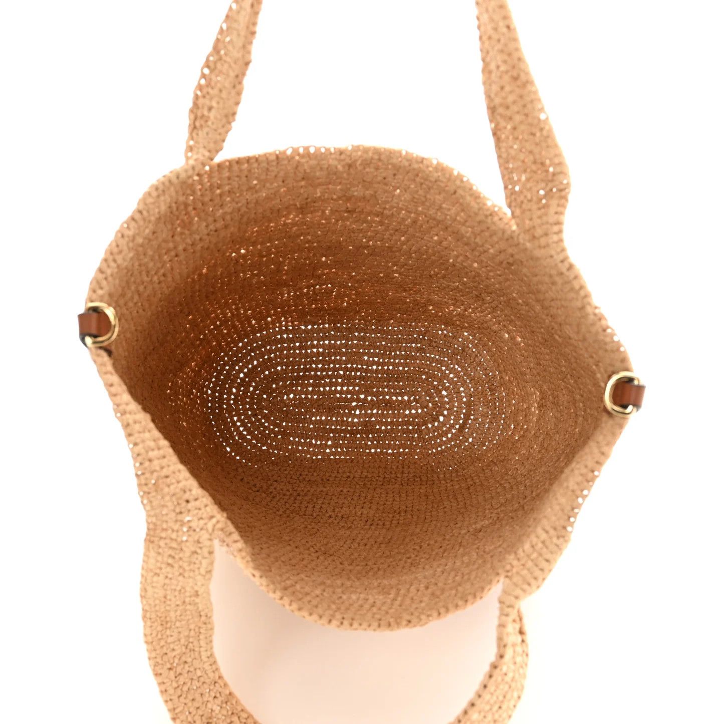 Loewe o1in1g0426 Size: OS / Slit Mini Tote Bag in Natural/Black Size ONE SIZE - 4 Thumbnail