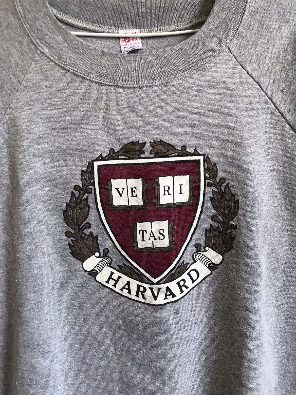 Vintage STEAL🔥 VINTAGE HARVARD Boxy Sweatshirt 🔥 Size XL / US 12-14 / IT 48-50 - 5 Thumbnail
