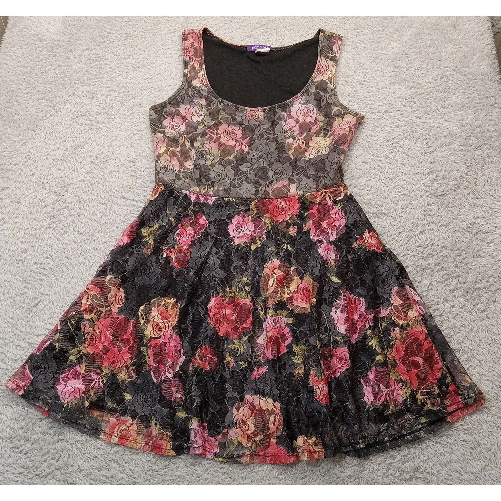 & Other Stories Hot Gal Dress M Women's Sleeveless Sheer Side Zip Floral Size M / US 6-8 / IT 42-44 - 1 Thumbnail