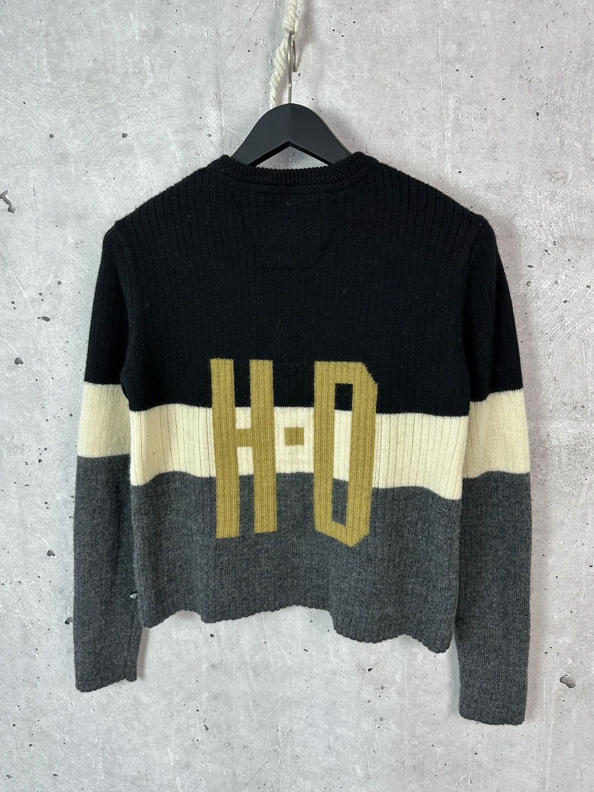 Vintage Vintage Harley Davidson Wool Made in Japan Sweater Size XL / US 12-14 / IT 48-50 - 5 Thumbnail