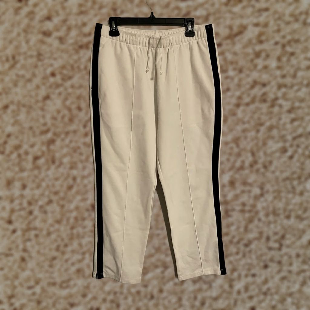 Polo Ralph Lauren Polo Ralph Lauren Sweatpants White Navy Athletic Gym Track - Men's Large Size US L / EU 52-54 / 3 - 1 Thumbnail