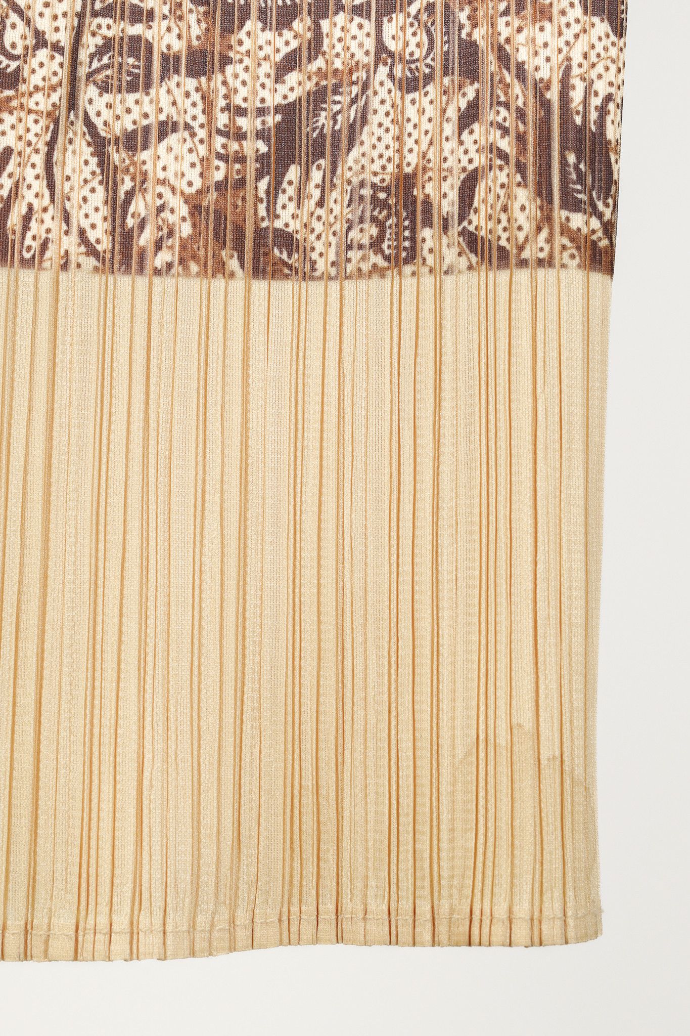 Pleats Please Issey Miyake Issey Miyake Pleats Please Micro-Dot Floral Maxi Skirt Size 31" - 6 Thumbnail