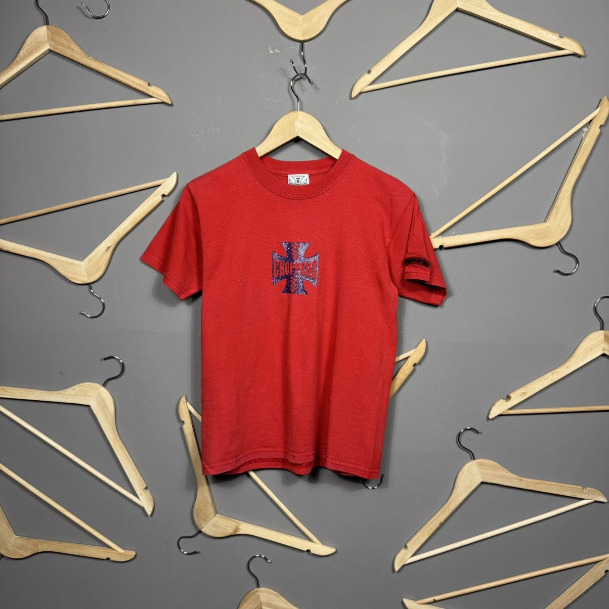 Vintage × West Coast Choppers West Coast Choppers Red Graphic T-Shirt Size L / US 10 / IT 46 - 1 Thumbnail