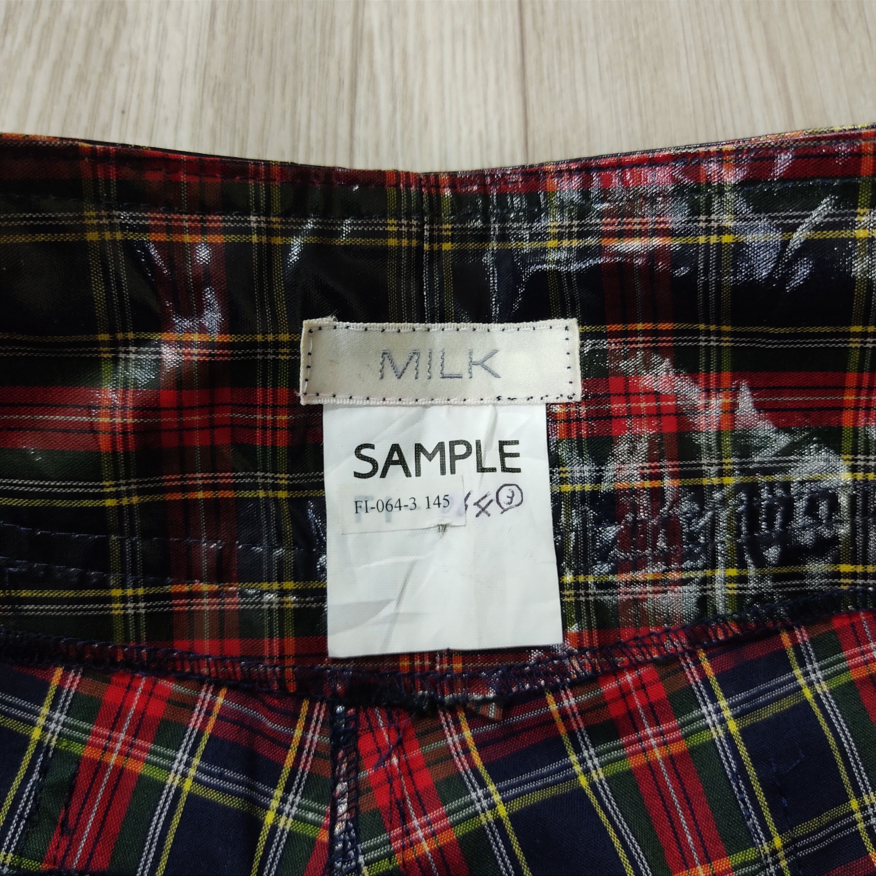 GOTHBOICLIQUE × Japanese Brand × Lad Musician MILK Goth Punk Plaid Tartan Cropped Pants Size 28" / US 6 / IT 42 - 11 Thumbnail