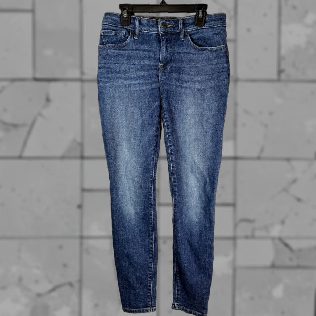 Lucky Brand Lucky Brand Jeans Skinny Blue Cotton Low Rise Womens 6 28 in Inseam Ladies Size 28" / US 6 / IT 42 - 1 Thumbnail