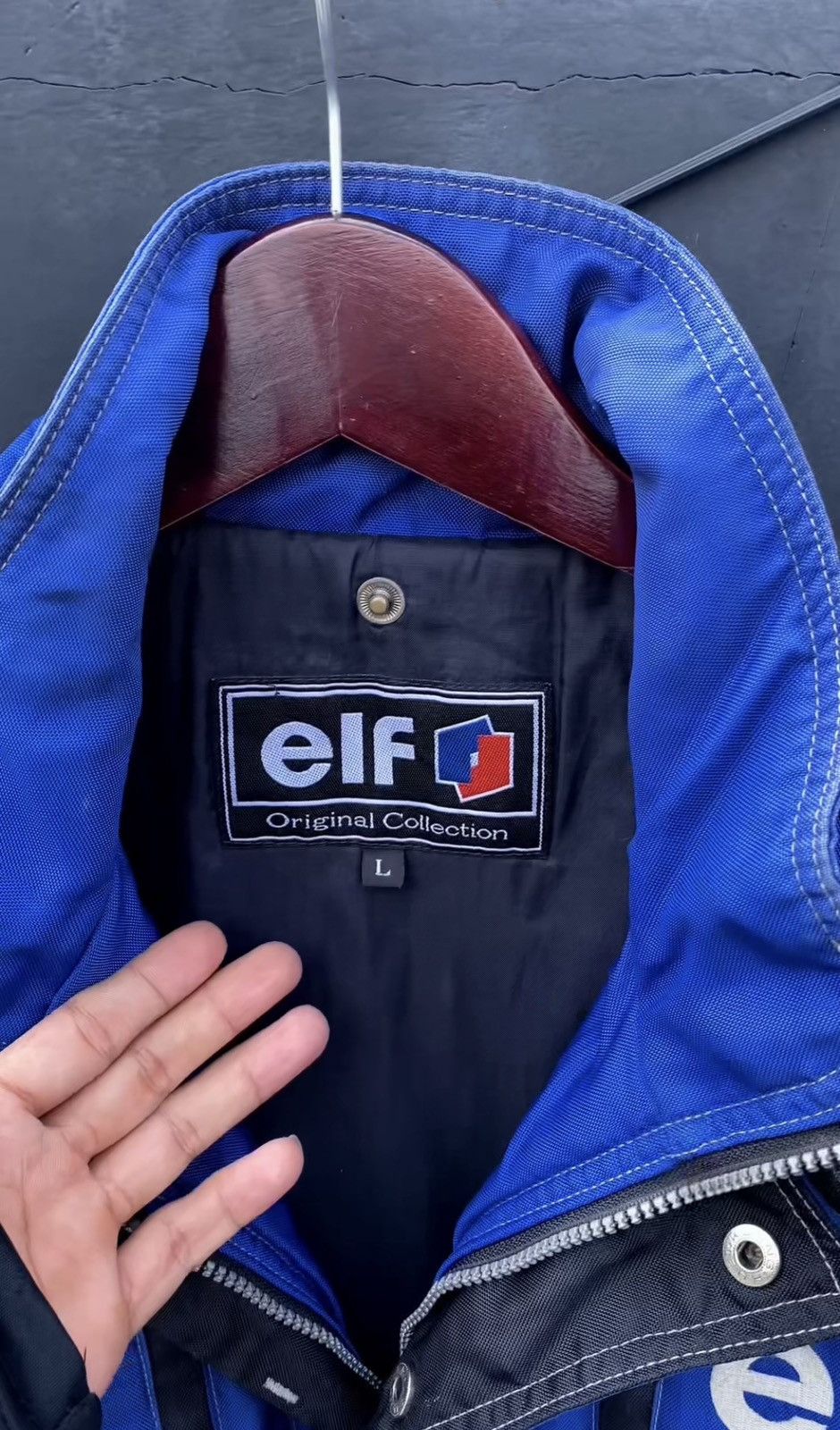 Japanese Brand Vtg ELF Competition Bikers Jacket Size US L / EU 52-54 / 3 - 4 Thumbnail