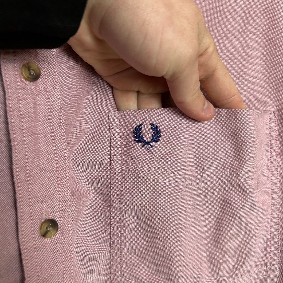 Fred Perry Vintage Fred Perry Small logo streetwear basic button shirt Size US XL / EU 56 / 4 - 2 Thumbnail