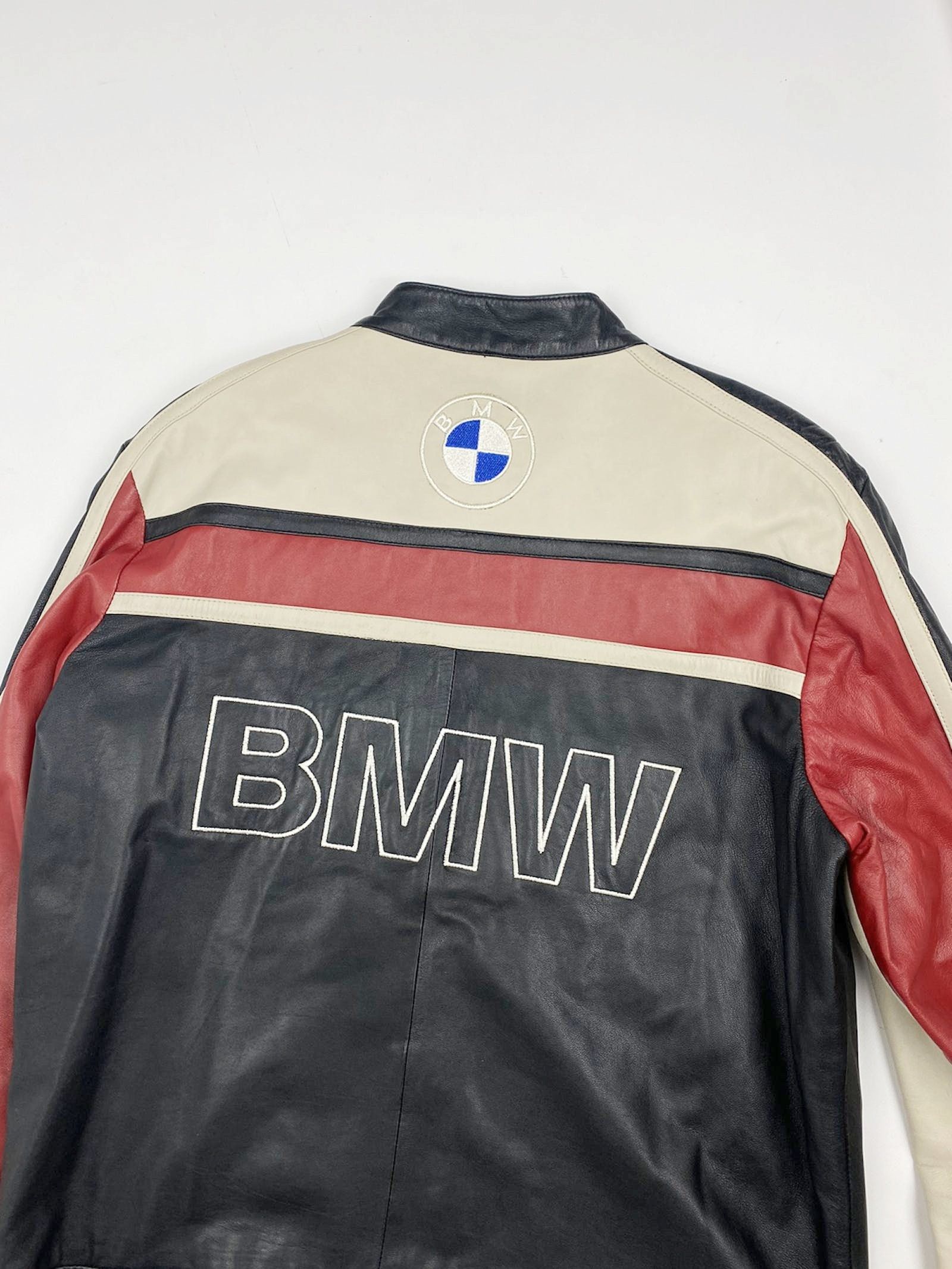 BMW RARE BMW LEATHER JACKET ORIGINAL COWHIDE LEATHER Size US L / EU 52-54 / 3 - 5 Thumbnail