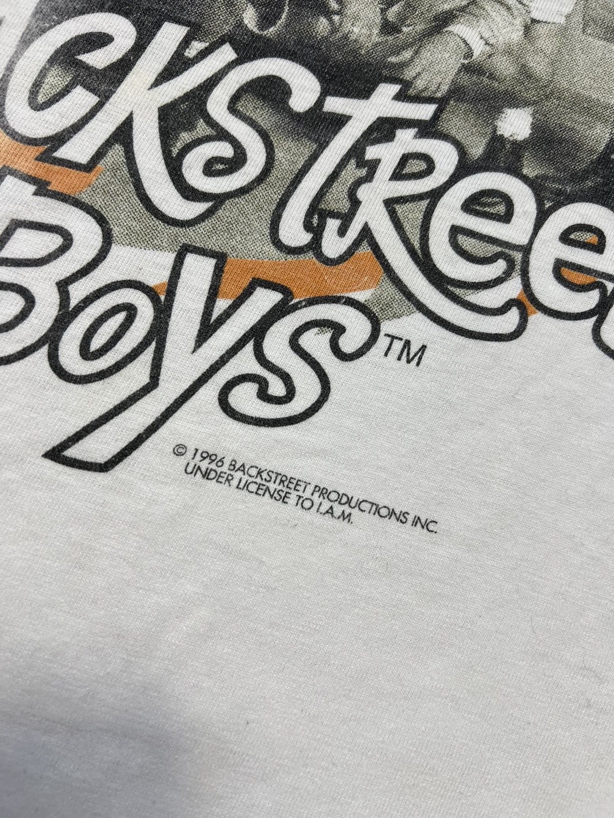 Band Tees × Vintage Backstreet Boys 1996 vintage tshirt white 90’s rare Size US M / EU 48-50 / 2 - 4 Thumbnail
