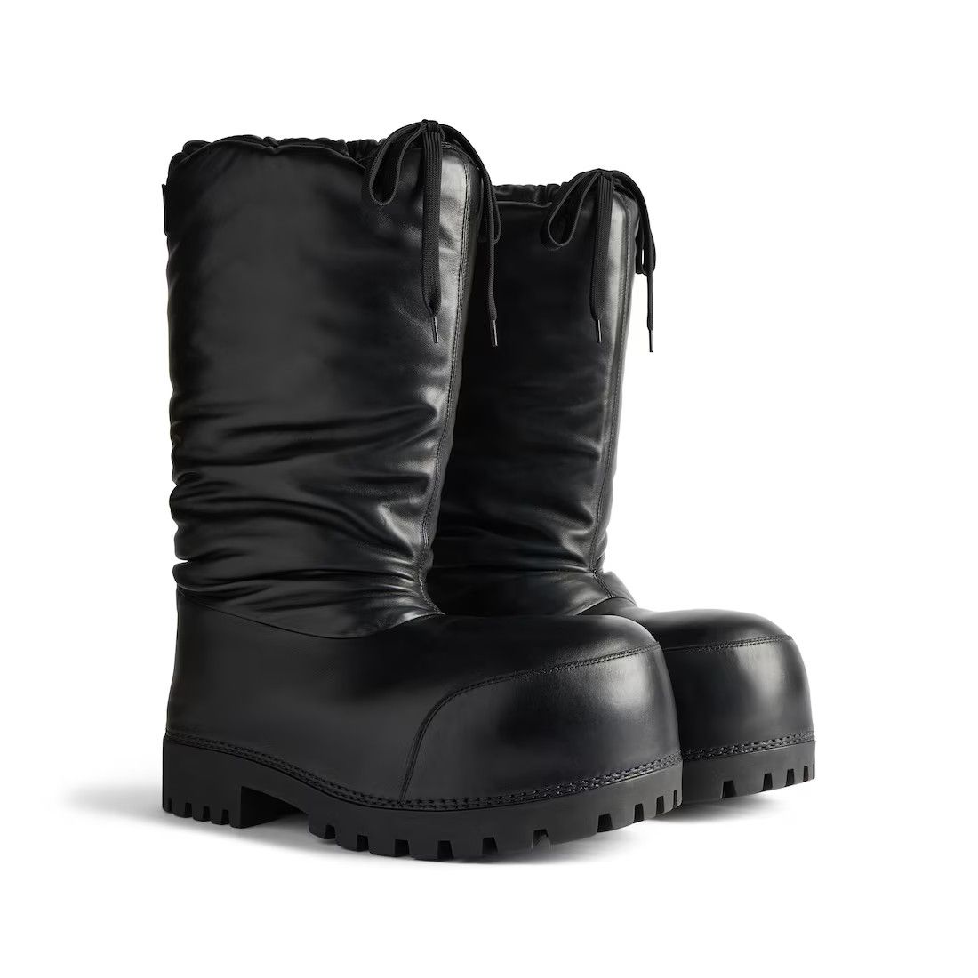 Balenciaga o1tr1nto1025 Alaska High Boots in Black Size US 12.5 / EU 45-46 - 2 Thumbnail