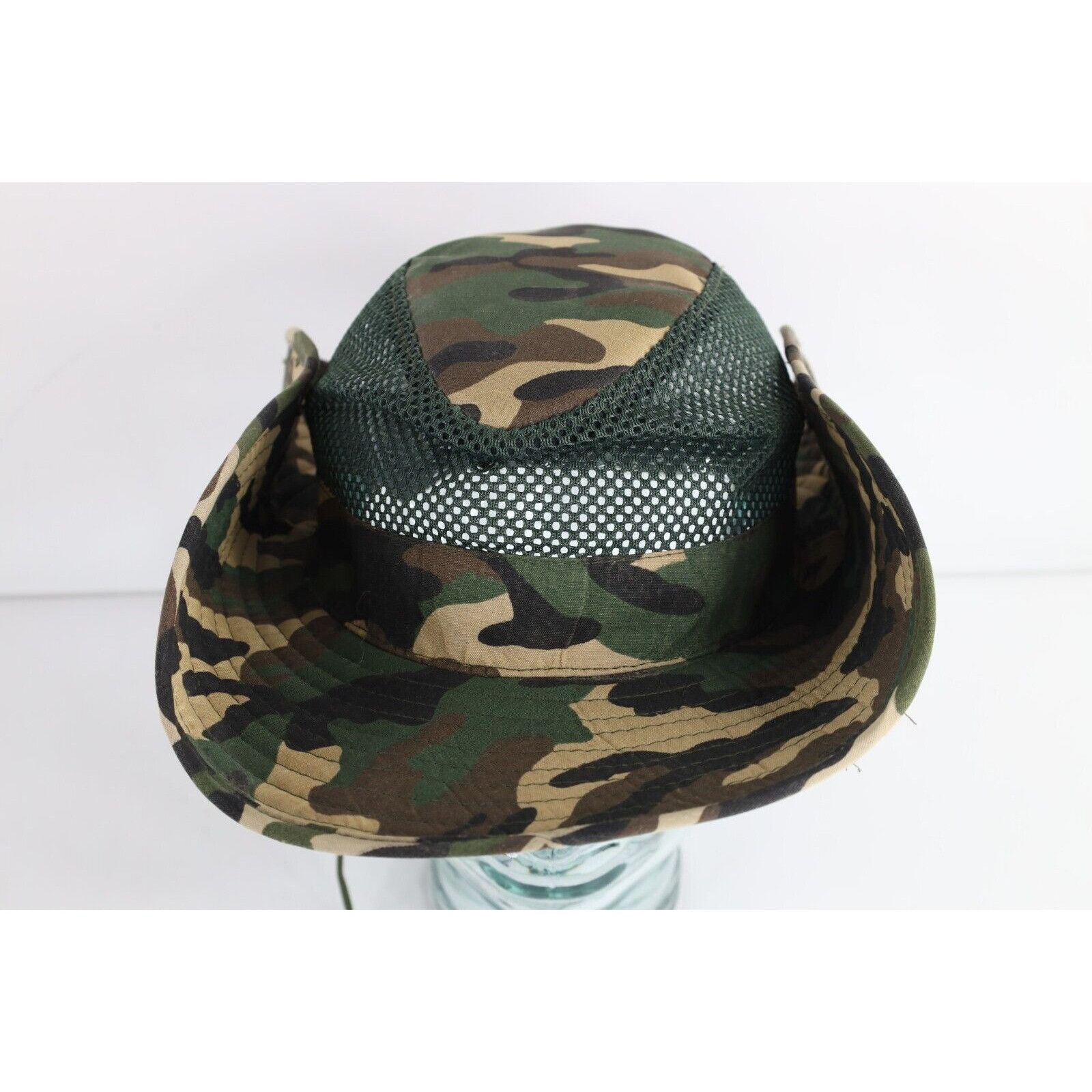 Vintage Vintage 90s Streetwear Faded Mesh Camouflage Safari Hat Size ONE SIZE - 3 Thumbnail