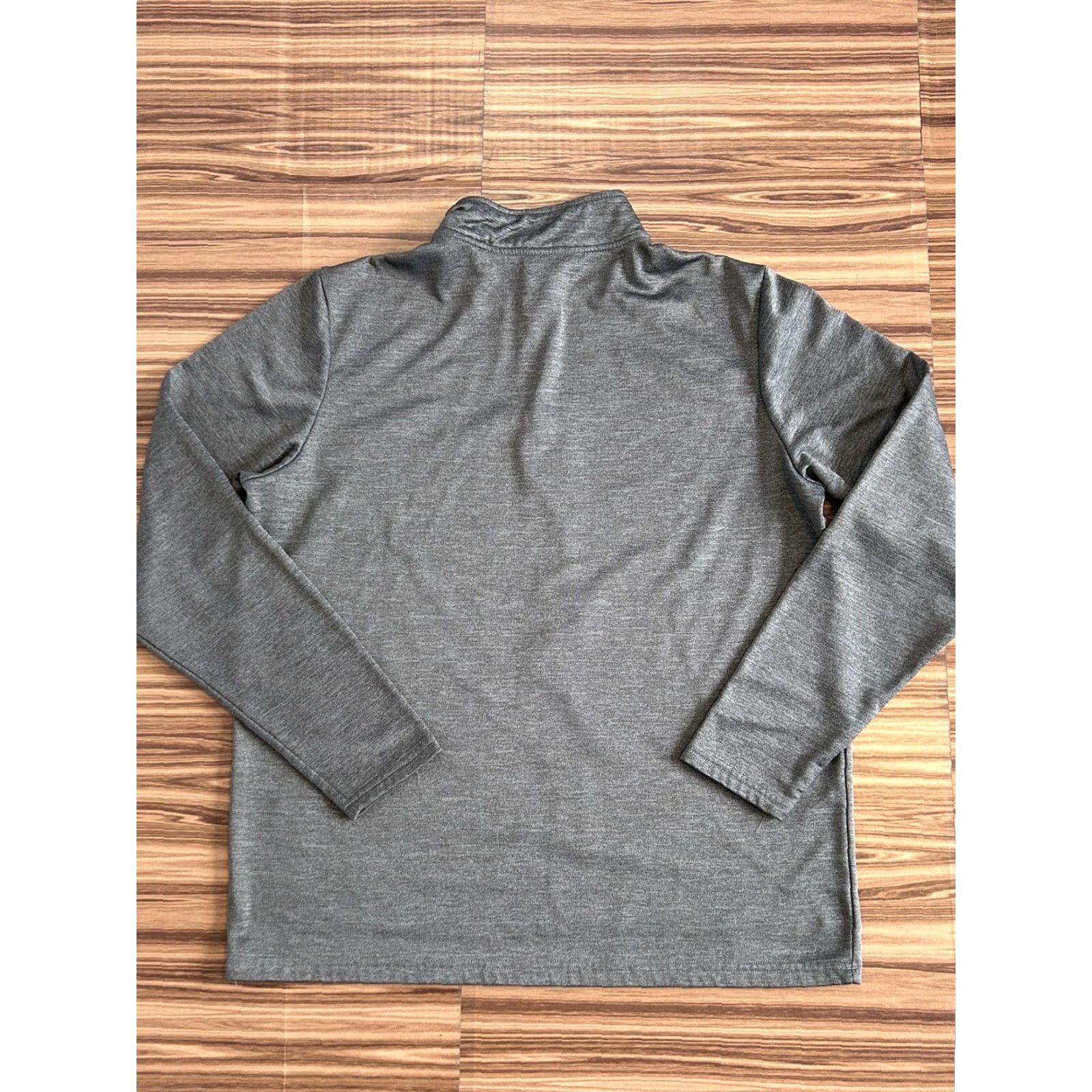 Logo 7 Batman Men’s Gray Neon Green 1/4 Zip Comic Logo Graphic size Large Shirt Mens Pullover Batman Logo 90s Comics Size US L / EU 52-54 / 3 - 2 Thumbnail