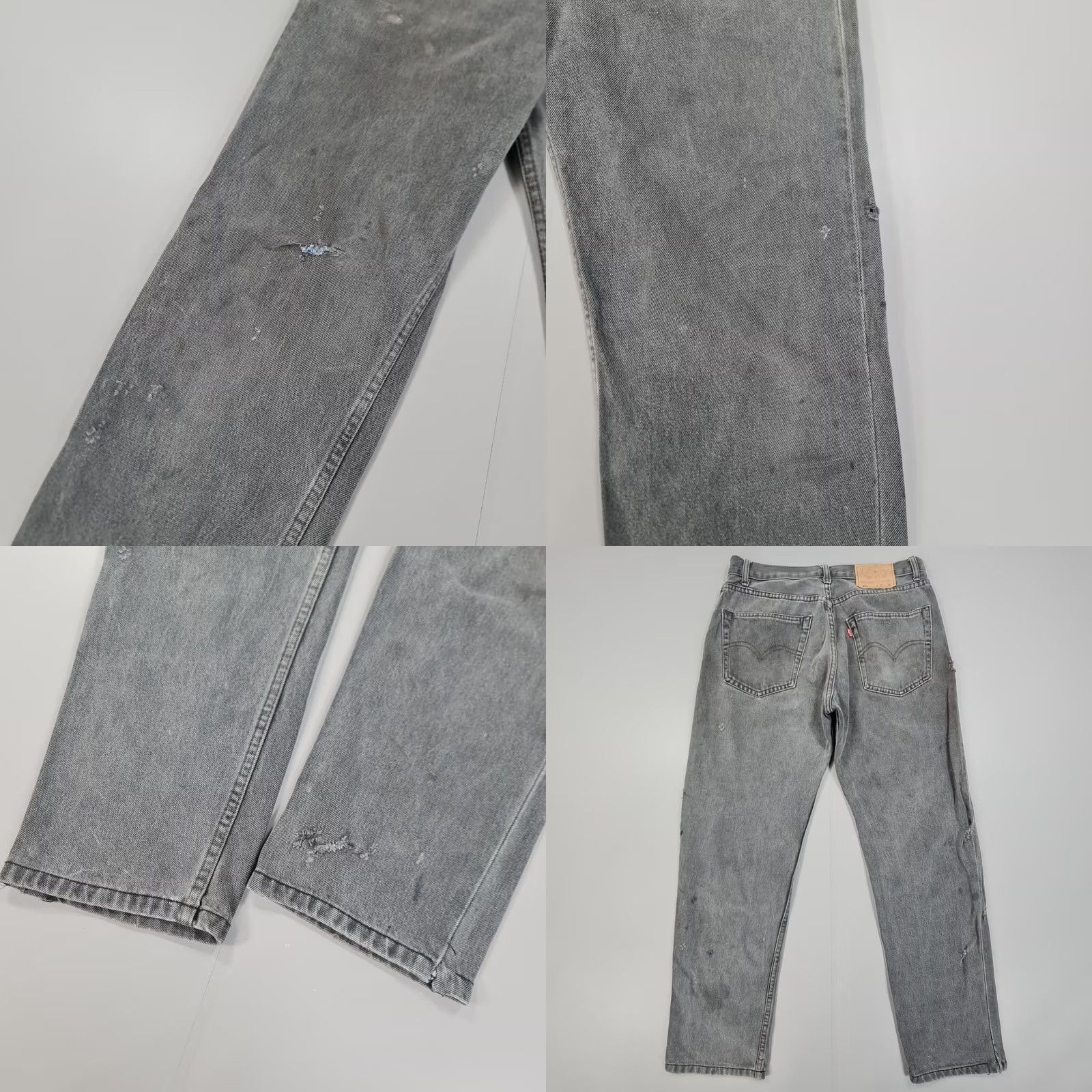 Levi's VINTAGE Levi's 501 Jeans Mens Grey W32 L30 Distressed 90s Made in USA Jeans Size US 32 / EU 48 - 8 Thumbnail