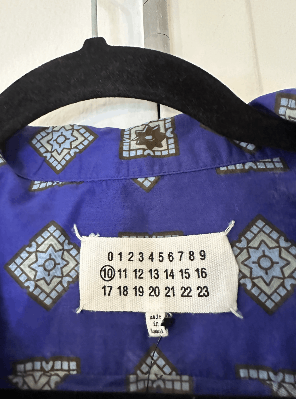 Maison Margiela Maison Margiela Abstract Pattern Camp Collar Shirt Size US S / EU 44-46 / 1 - 2 Thumbnail