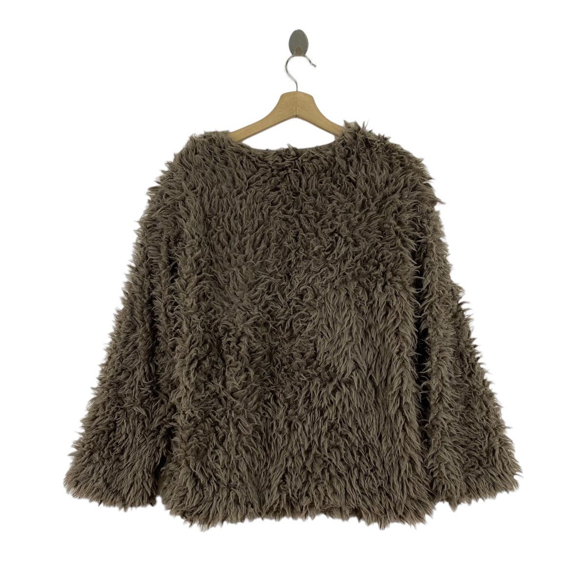 Japanese Brand COLONY 2139 Japanese Brand Deep Pile Fur Brown Cardigan Coat Size M / US 6-8 / IT 42-44 - 2 Thumbnail