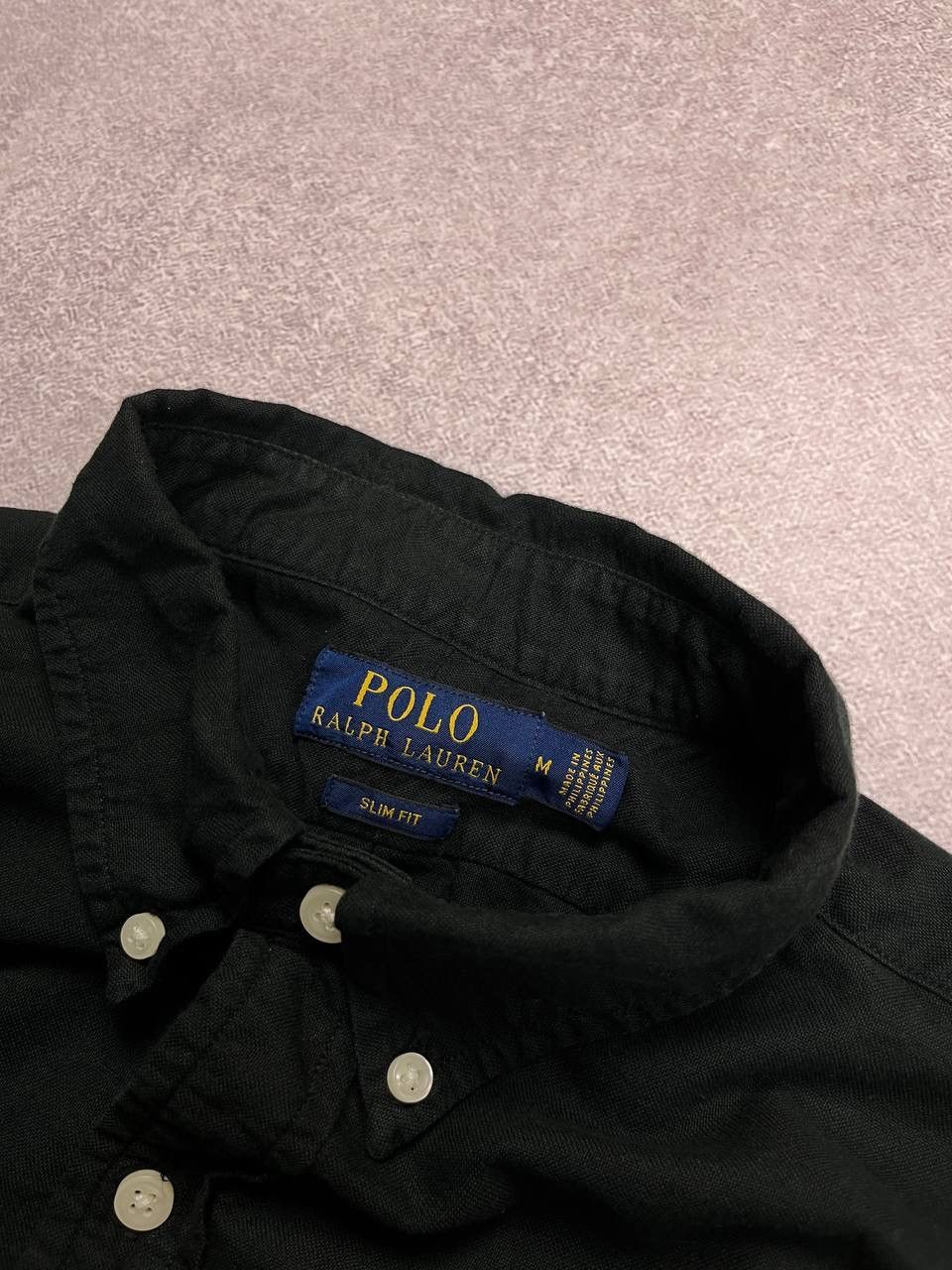 Polo Ralph Lauren × Vintage Vintage Polo Ralph Lauren Black Shirt M Size US M / EU 48-50 / 2 - 4 Thumbnail