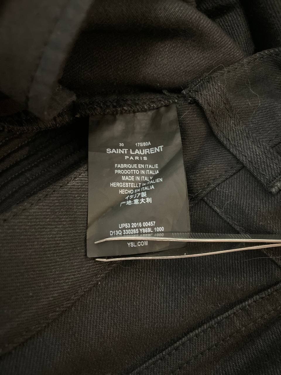 Saint Laurent Paris Saint Laurent Paris FW2015 d04 biker denim Size US 30 / EU 46 - 5 Thumbnail