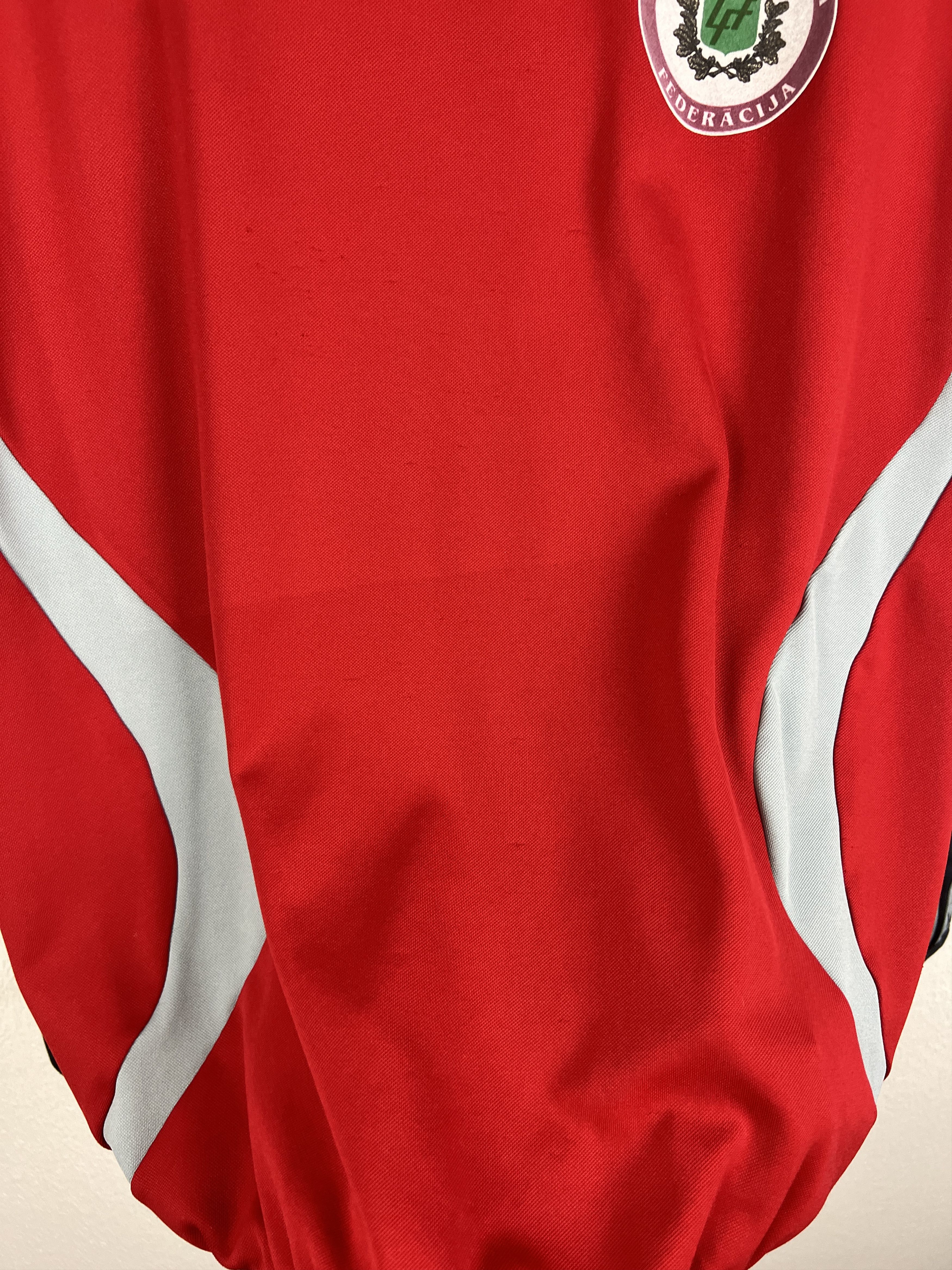 Adidas Latvia Football Sweatshirt Train Soccer Track Top Jacket Size US M / EU 48-50 / 2 - 6 Thumbnail