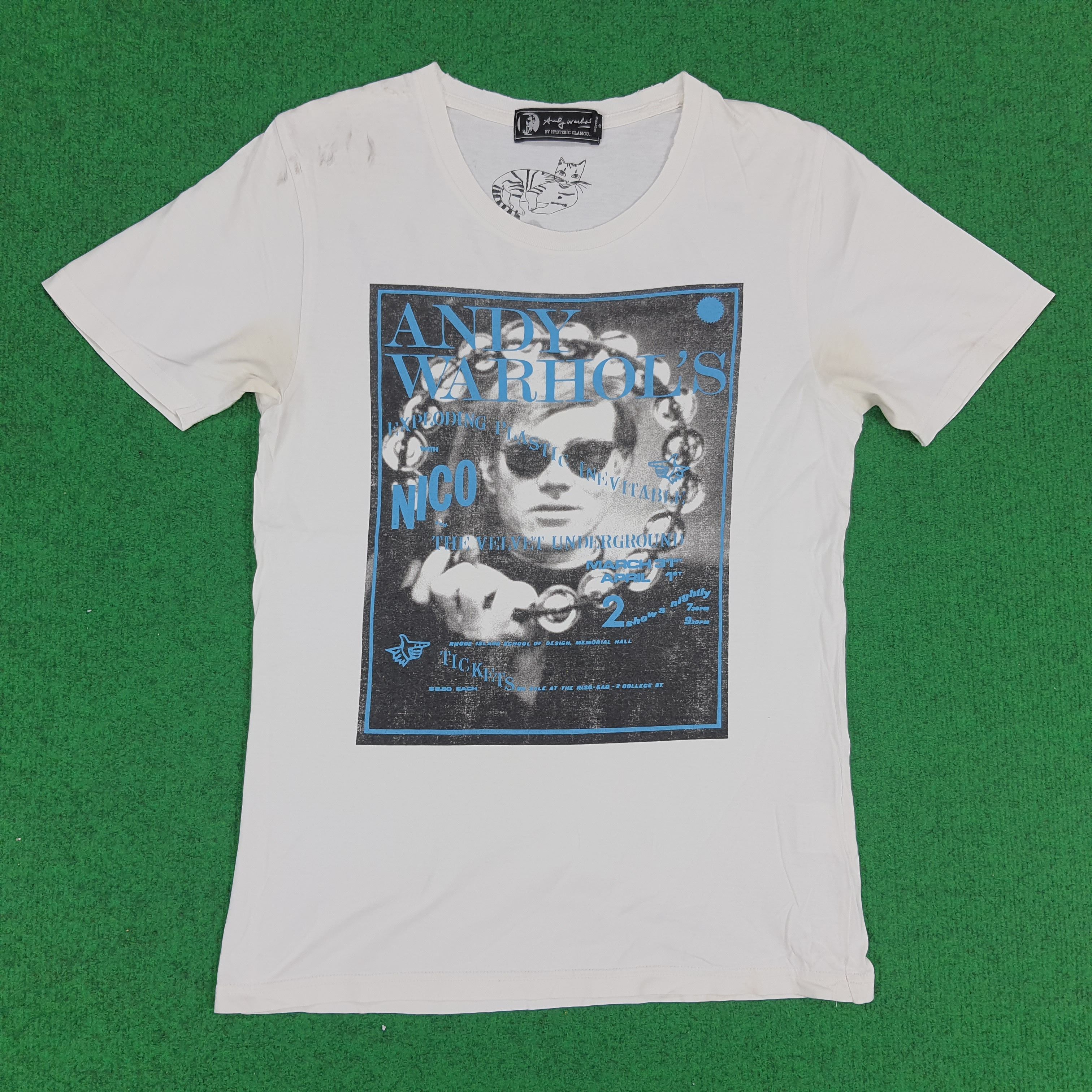 Vintage Andy Warhol by Hysteric Glamour Japan Brand Tshirt