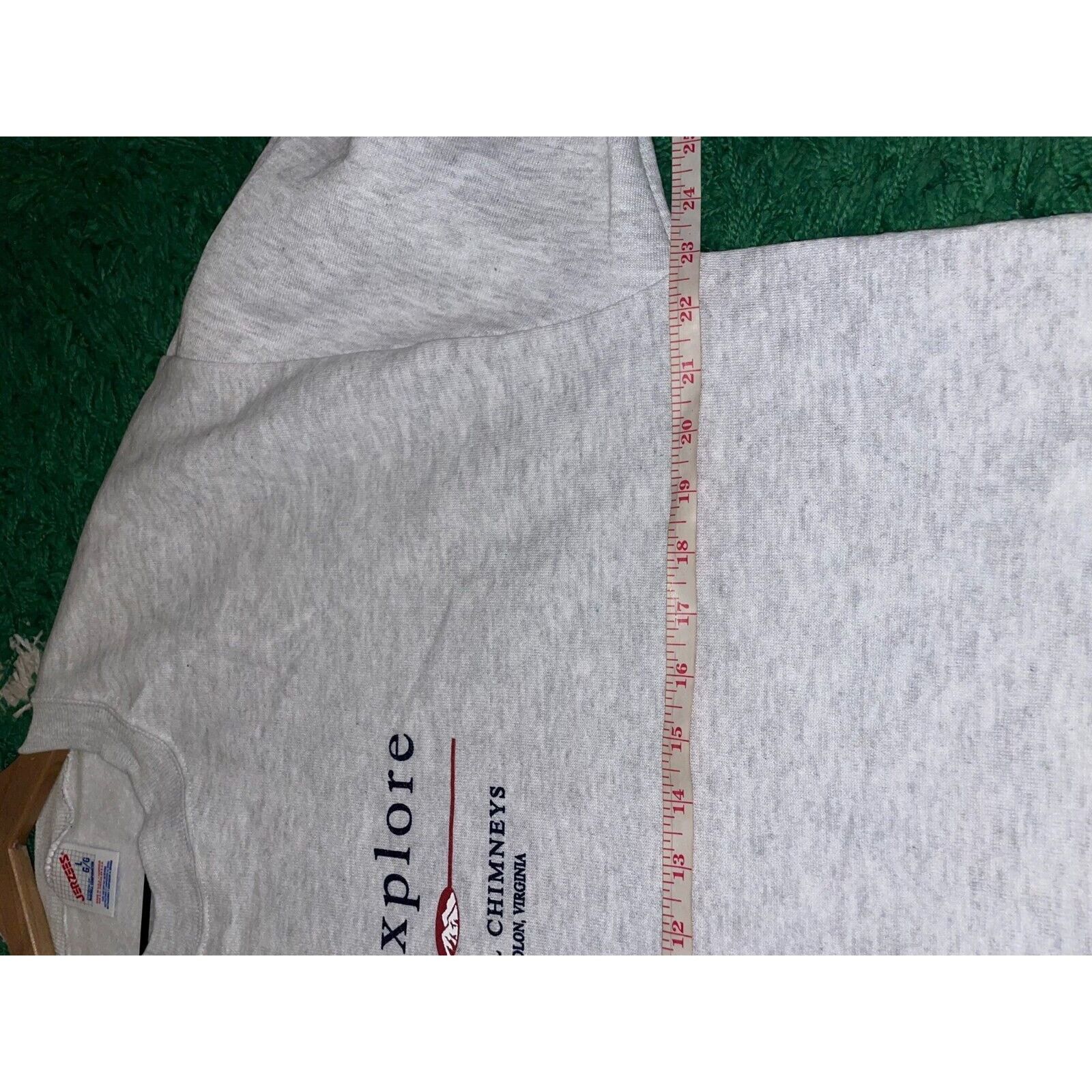 Jerzees Vintage Natural Chimneys Sweatshirt Virginia Crewneck 90s L Size US L / EU 52-54 / 3 - 12 Thumbnail