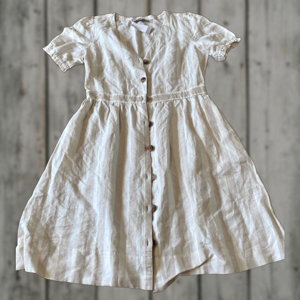 womens beige linen dress Daisy Linen Dress main image 0