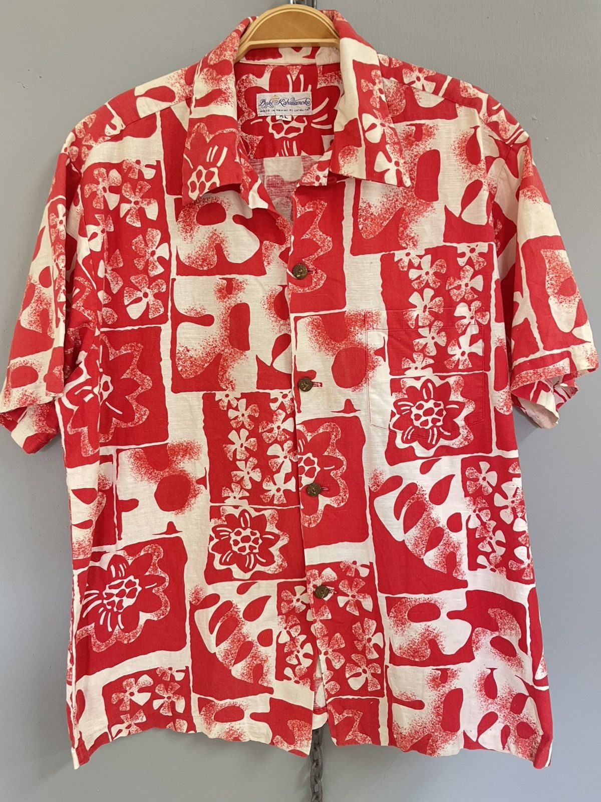 Duke Kahanamoku Vintage 60s Hawaiian shirt Size US XL / EU 56 / 4 - 3 Thumbnail