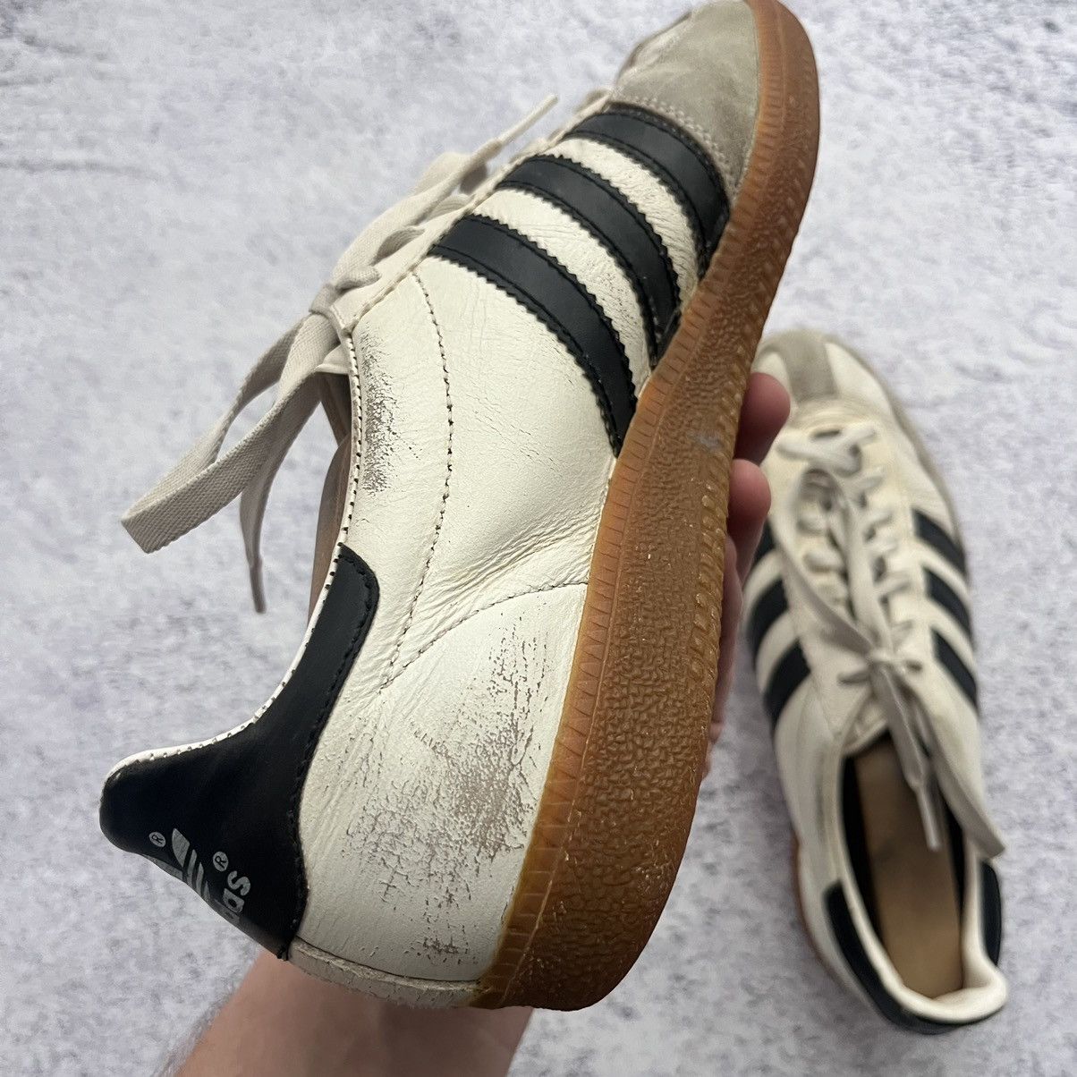 Adidas × Vintage Vintage Adidas Universal Made in Yugoslavia Black White Size US 8.5 / EU 41-42 - 8 Thumbnail