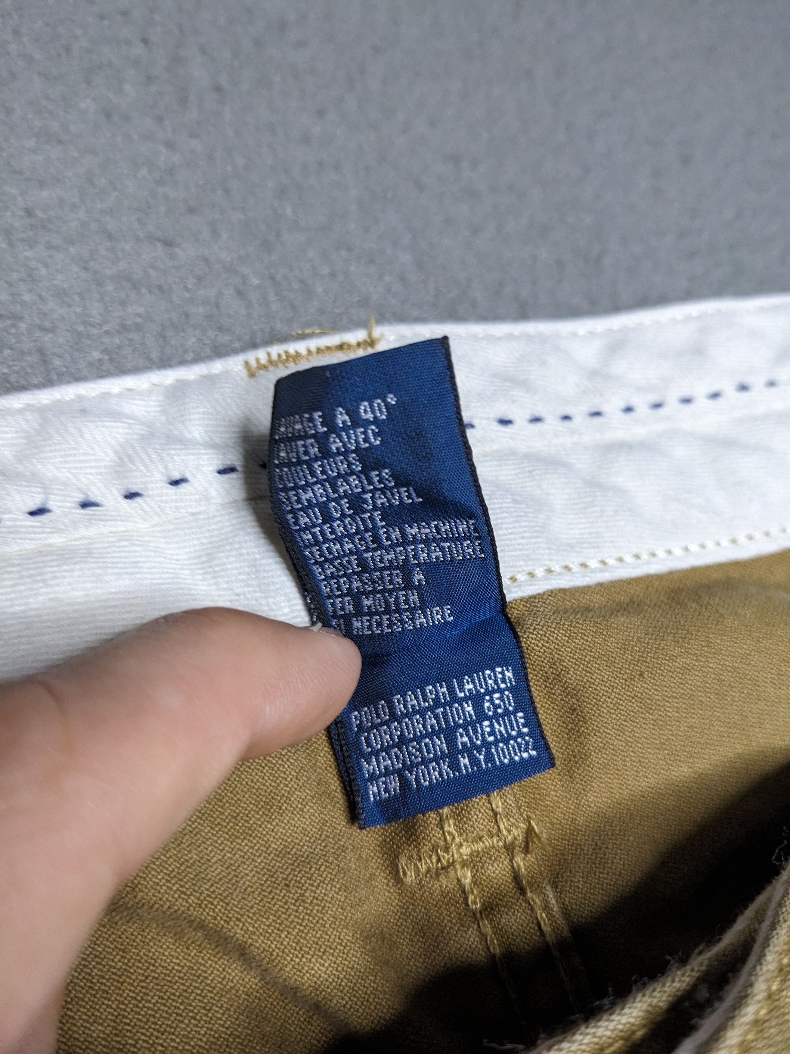Polo Ralph Lauren Polo Ralph Lauren Dungaree Pants 34x30 Straight Small Pony Size US 34 / EU 50 - 13 Thumbnail