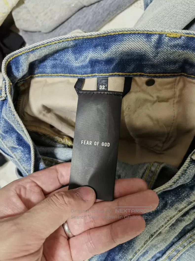 Fear of God Fear of God Blue straight jeans Size US 32 / EU 48 - 5 Thumbnail