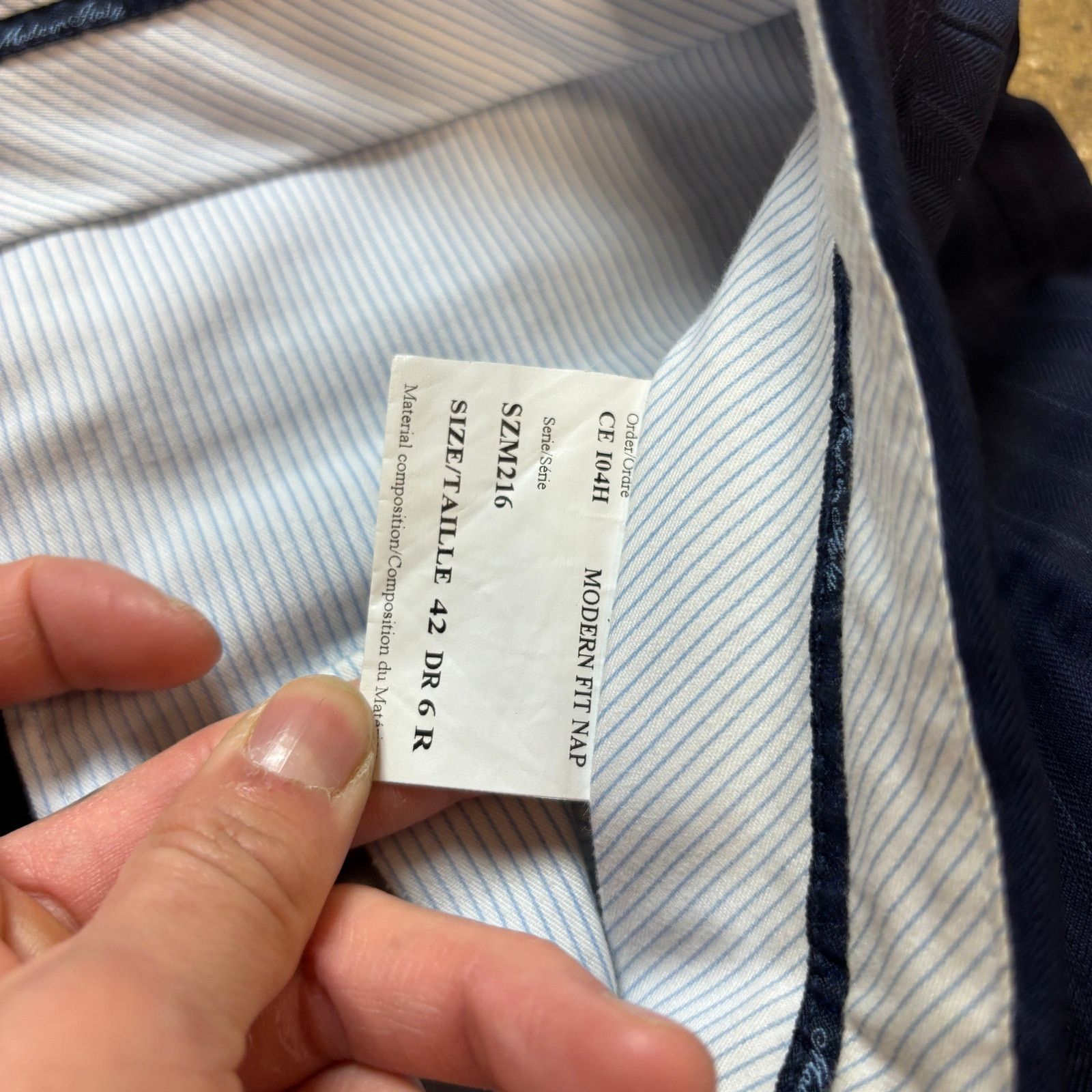 Ermenegildo Zegna Ermenegildo Zegna The Traveler Modern Fit Nap 2Pc Suit 45R Size 42R - 12 Thumbnail