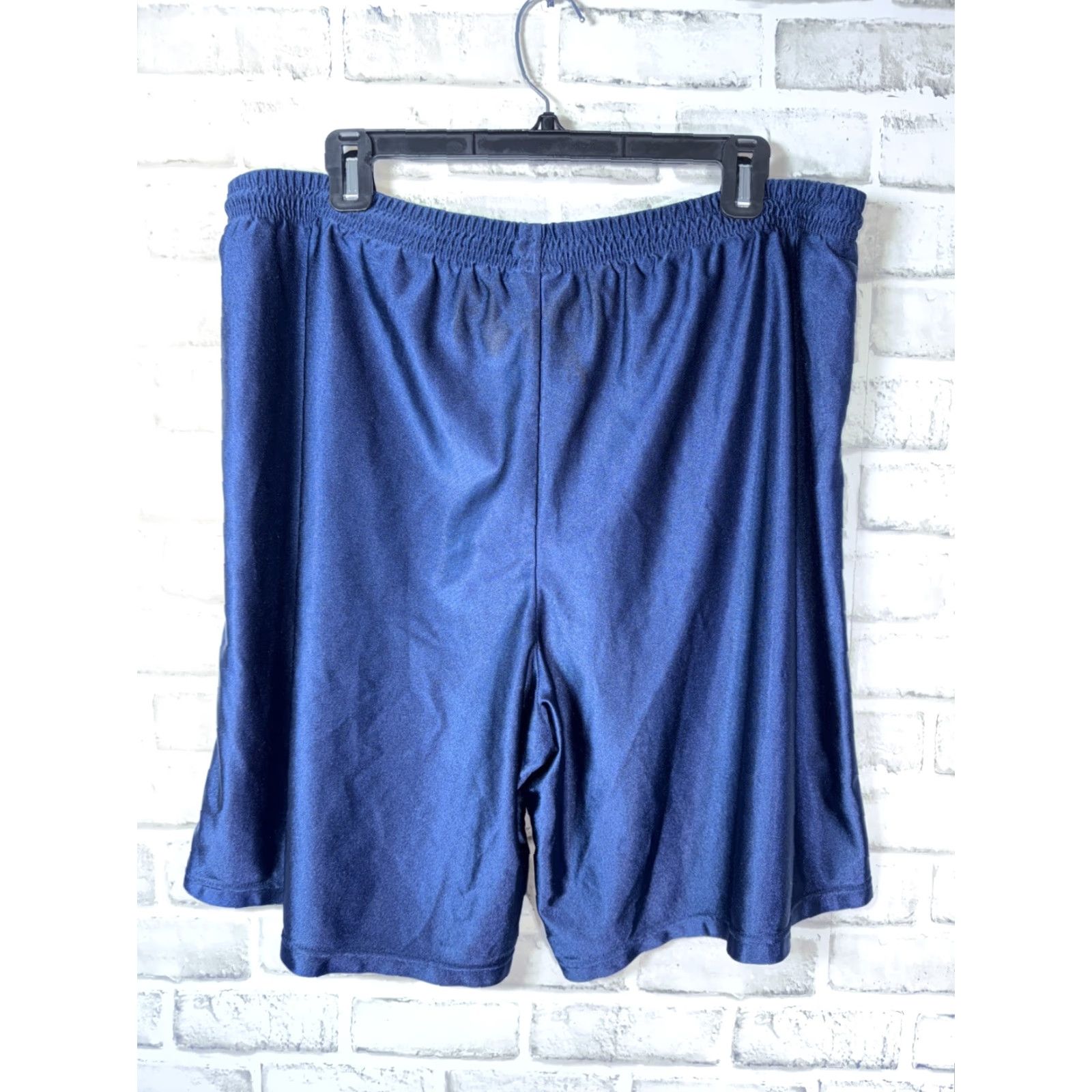 Nike VINTAGE Nike Drawstring Basketball Shorts Blue XL Mens Swoosh USA Size US 36 / EU 52 - 6 Thumbnail