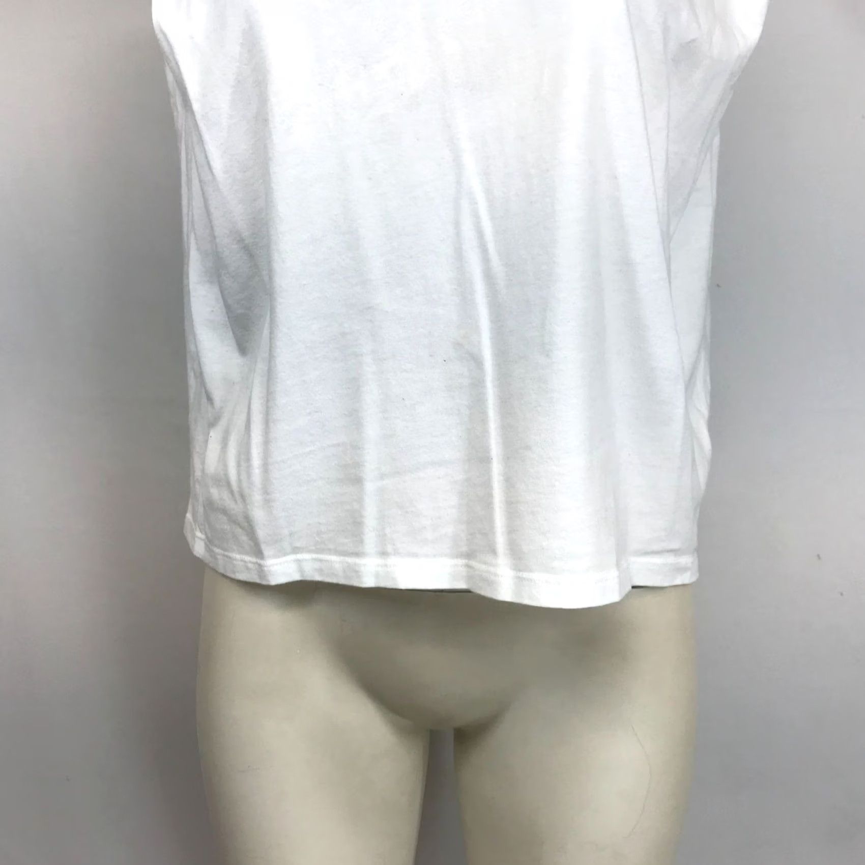 Vintage BABATON Shirt Womens XS White Short Sleeve Padded Shoulder V Neck Cotton Size XS / US 0-2 / IT 36-38 - 3 Thumbnail