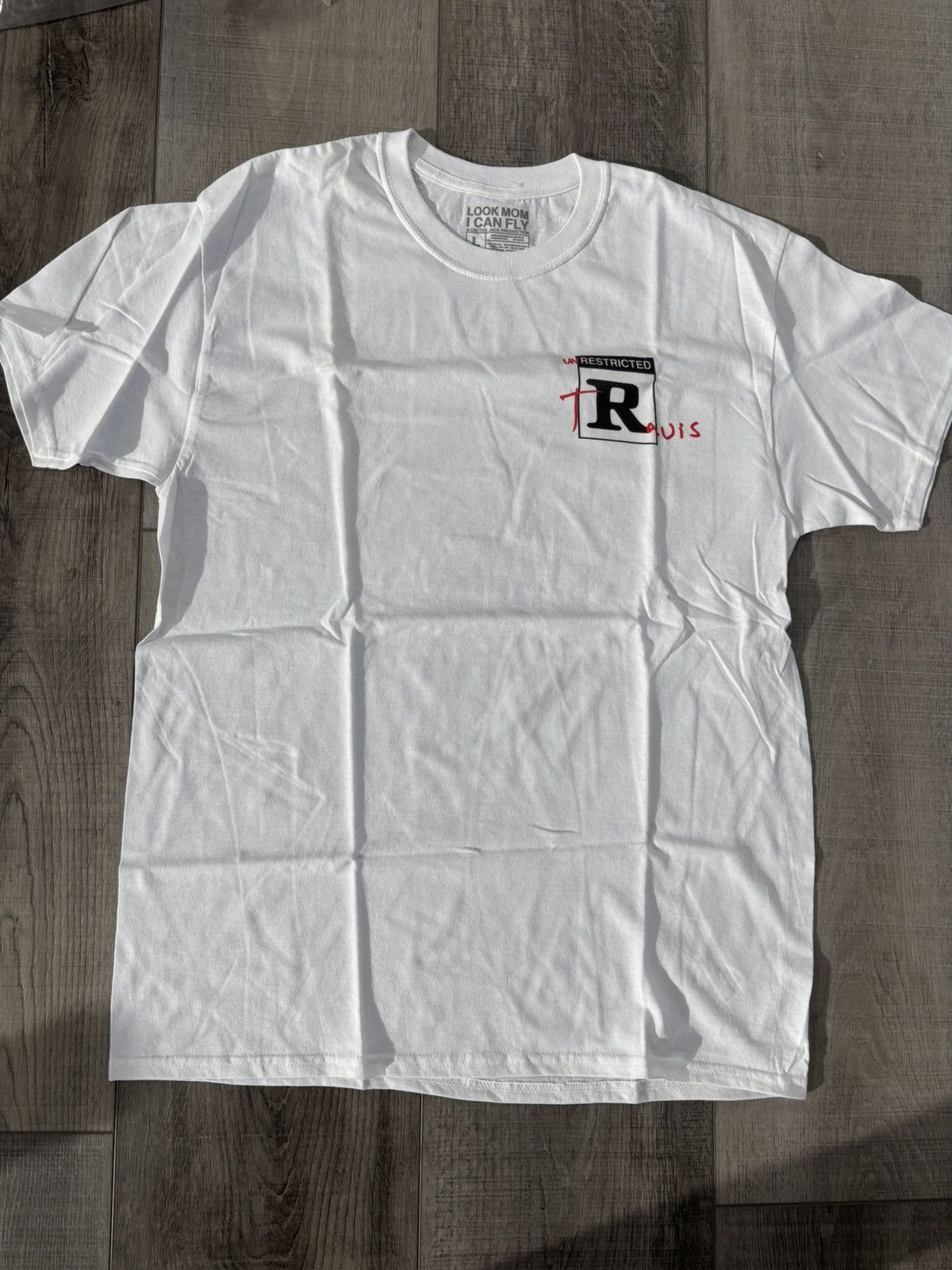 Travis Scott Travis Scott Look Mom I Can Fly Tee Shirt White Size US L / EU 52-54 / 3 - 1 Thumbnail