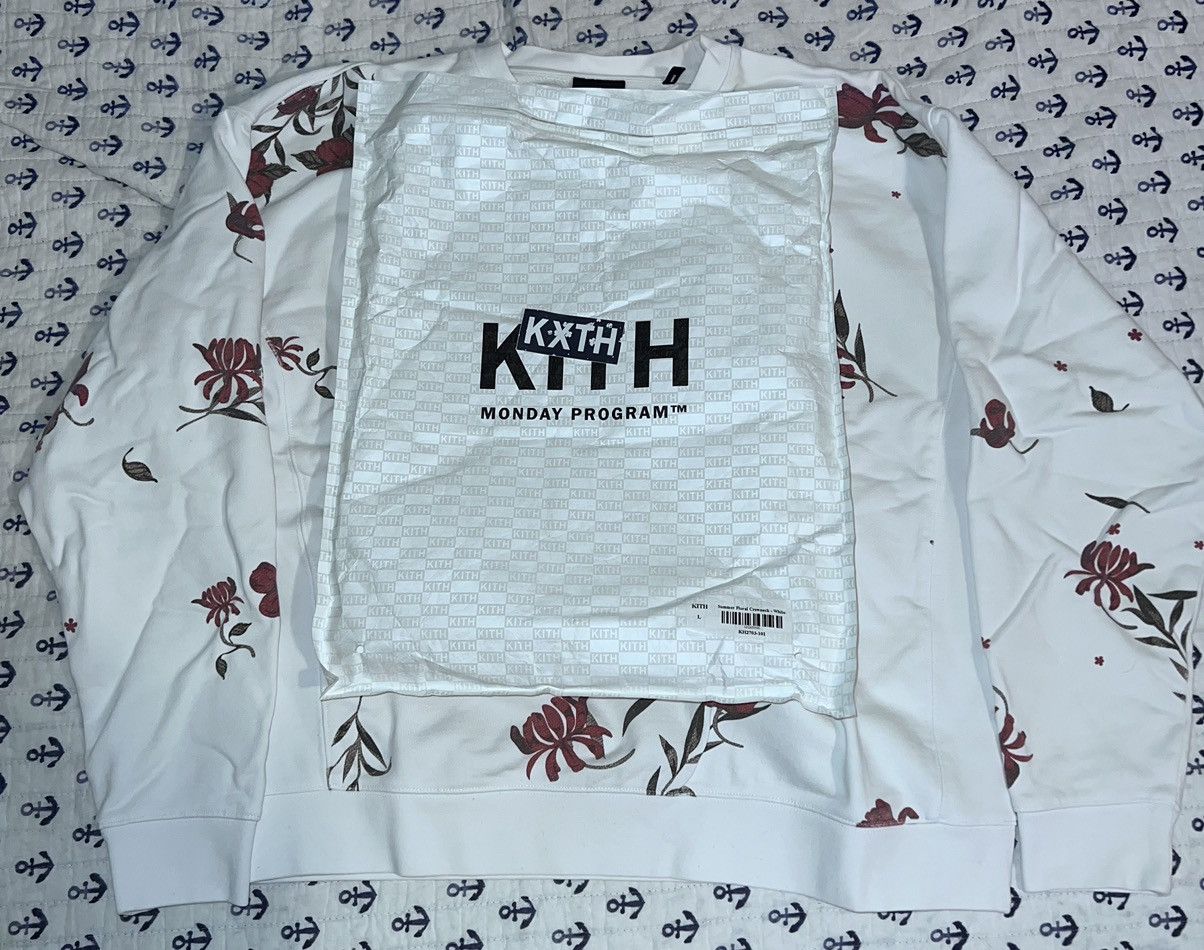 Kith Kith Summer Floral Crewneck - White Size US L / EU 52-54 / 3 - 4 Thumbnail