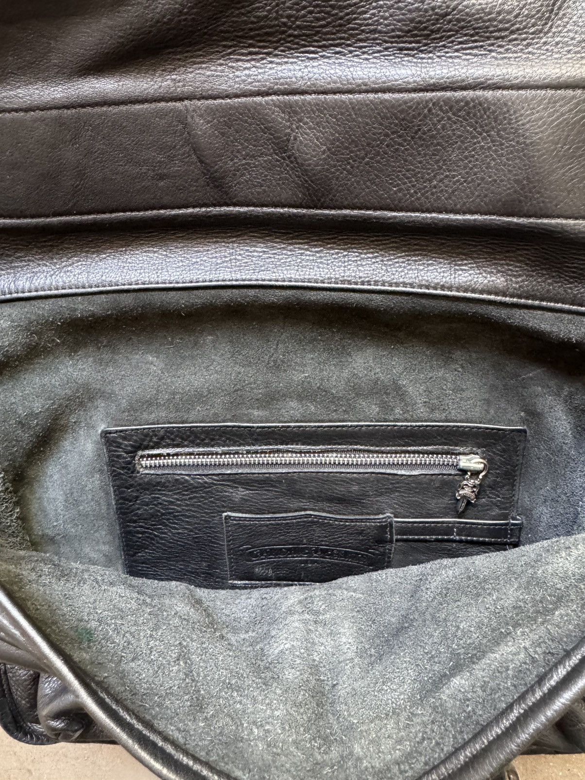 Chrome Hearts chrome hearts leather messenger bag Size ONE SIZE - 5 Thumbnail