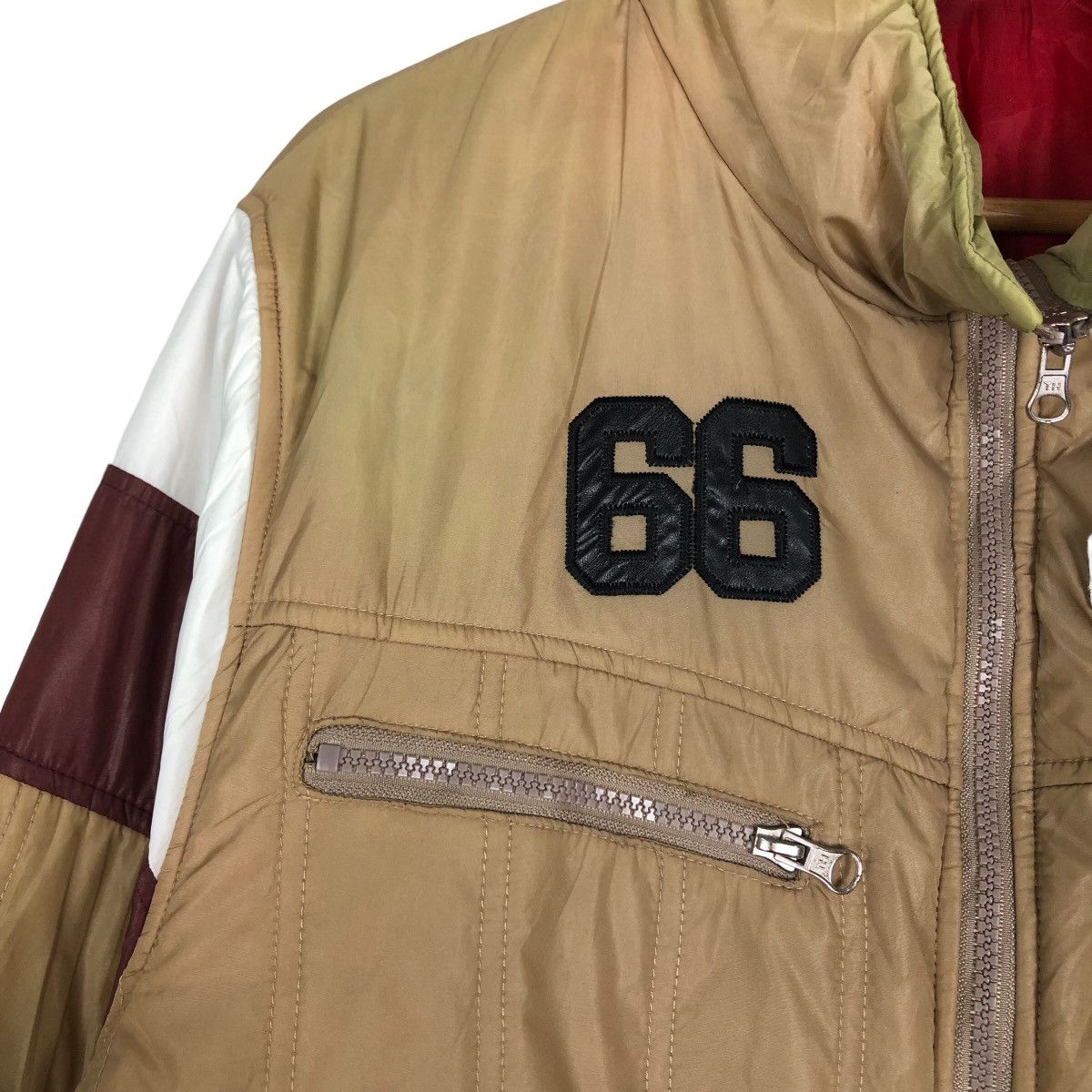 Japanese Brand 🔥Vintage Puffer Down Bomber Jacket Vans Skate Wear Design Size US L / EU 52-54 / 3 - 12 Thumbnail