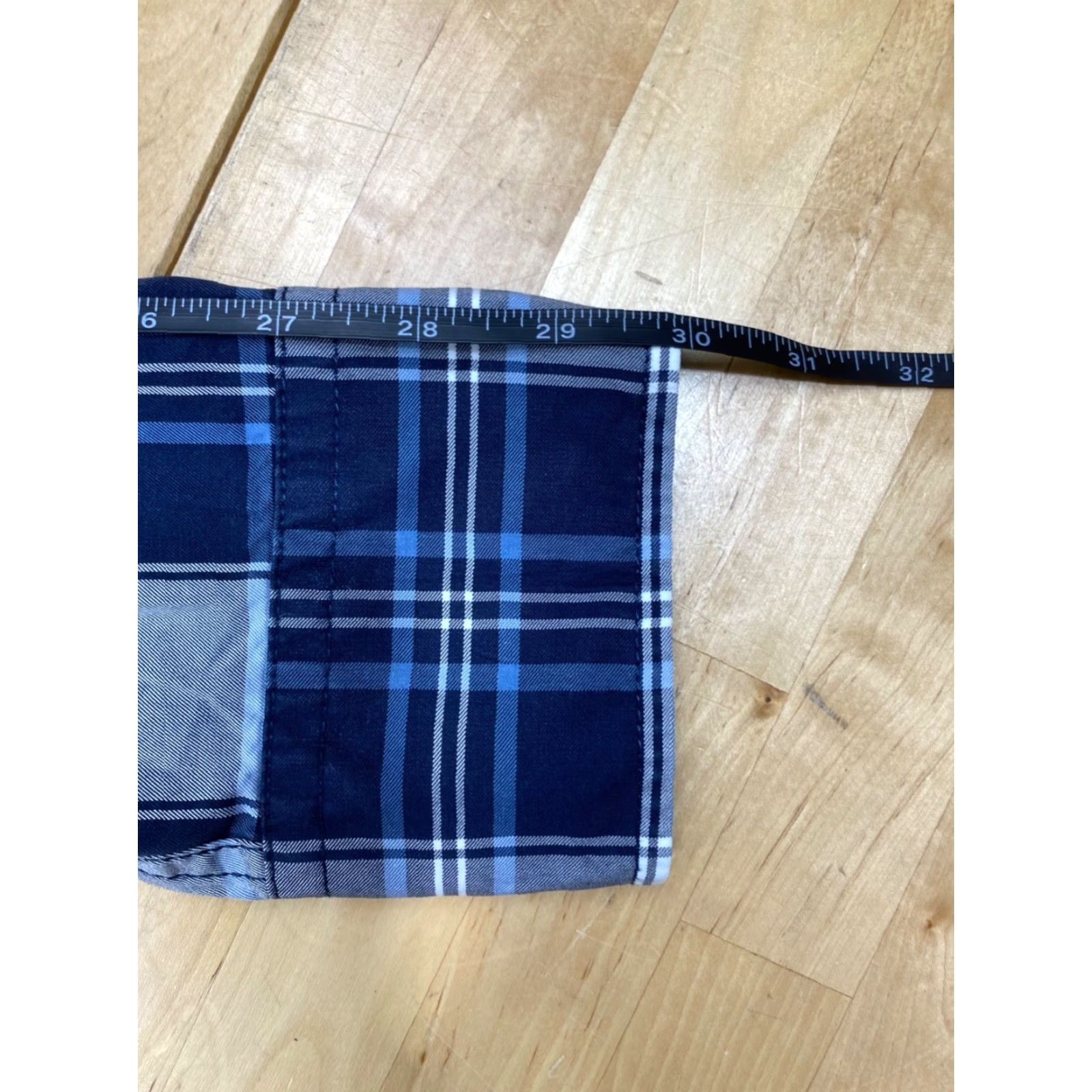 Abercrombie & Fitch Abercrombie & Fitch Button-Up Shirt L Long Sleeve Plaid Blue Casual Mens Regular Slim Size US L / EU 52-54 / 3 - 6 Thumbnail
