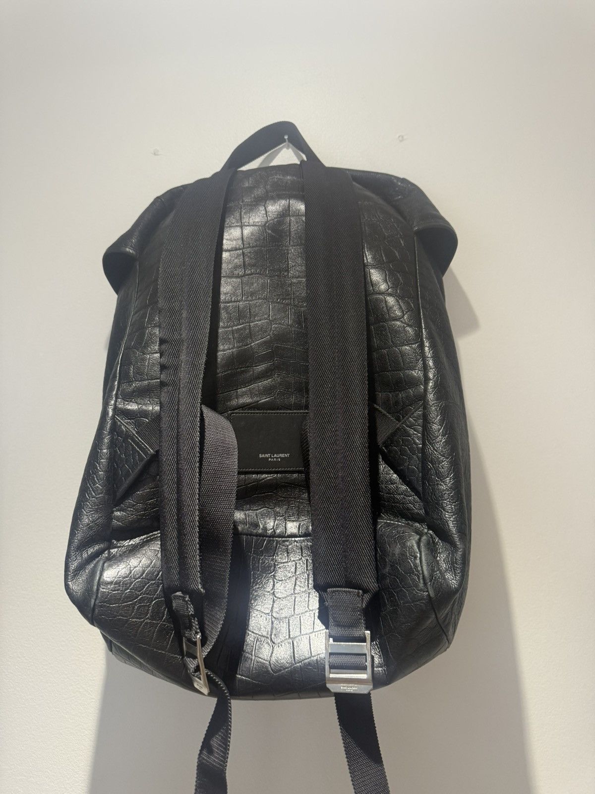 Saint Laurent Paris Saint laurent Backpack Leather Rare Size ONE SIZE - 8 Thumbnail