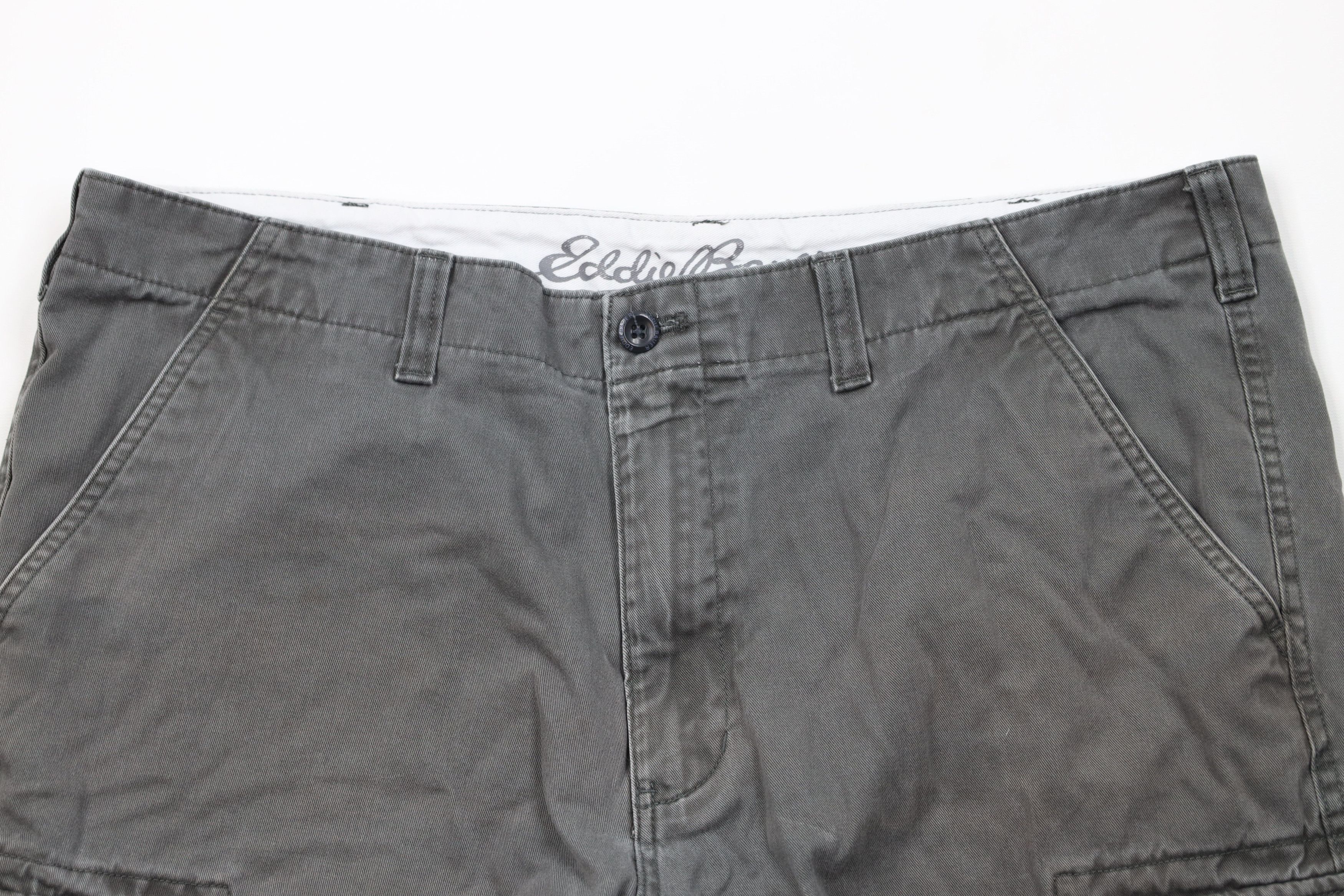 Eddie Bauer × Vintage Vintage Eddie Bauer Heavyweight Pigment Dye Cargo Shorts Size US 40 / EU 56 - 2 Thumbnail