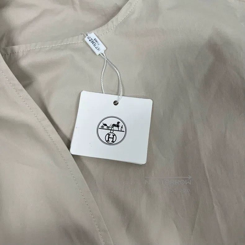 Hermes Hermes Beige canvas coat, windbreaker jacket Size S / US 4 / IT 40 - 5 Thumbnail