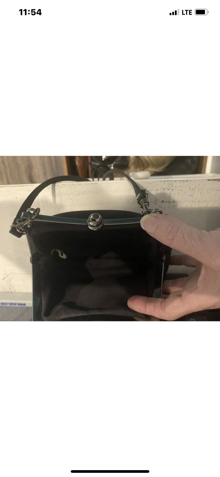 Other NEW WIO TAGS Trendy Black Purse w/Long Strap Size ONE SIZE - 2 Thumbnail