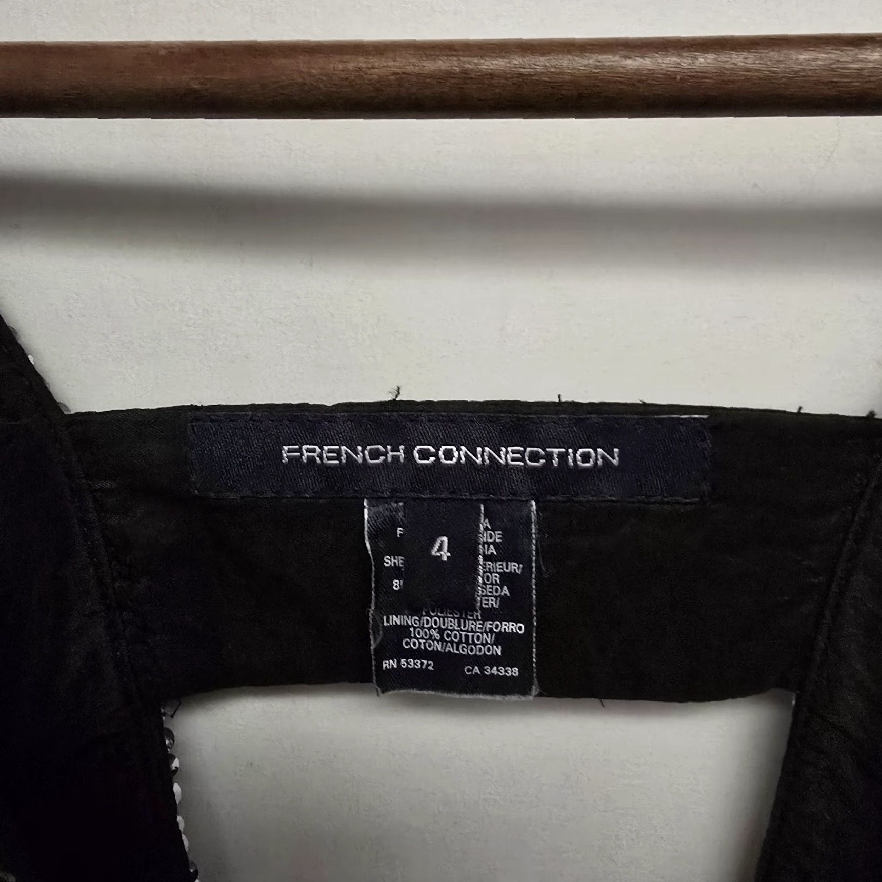 French Connection French Connection Dress Paillette Sequin Cap Sleeve Boat Neck Taffeta 4 Size S / US 4 / IT 40 - 3 Thumbnail
